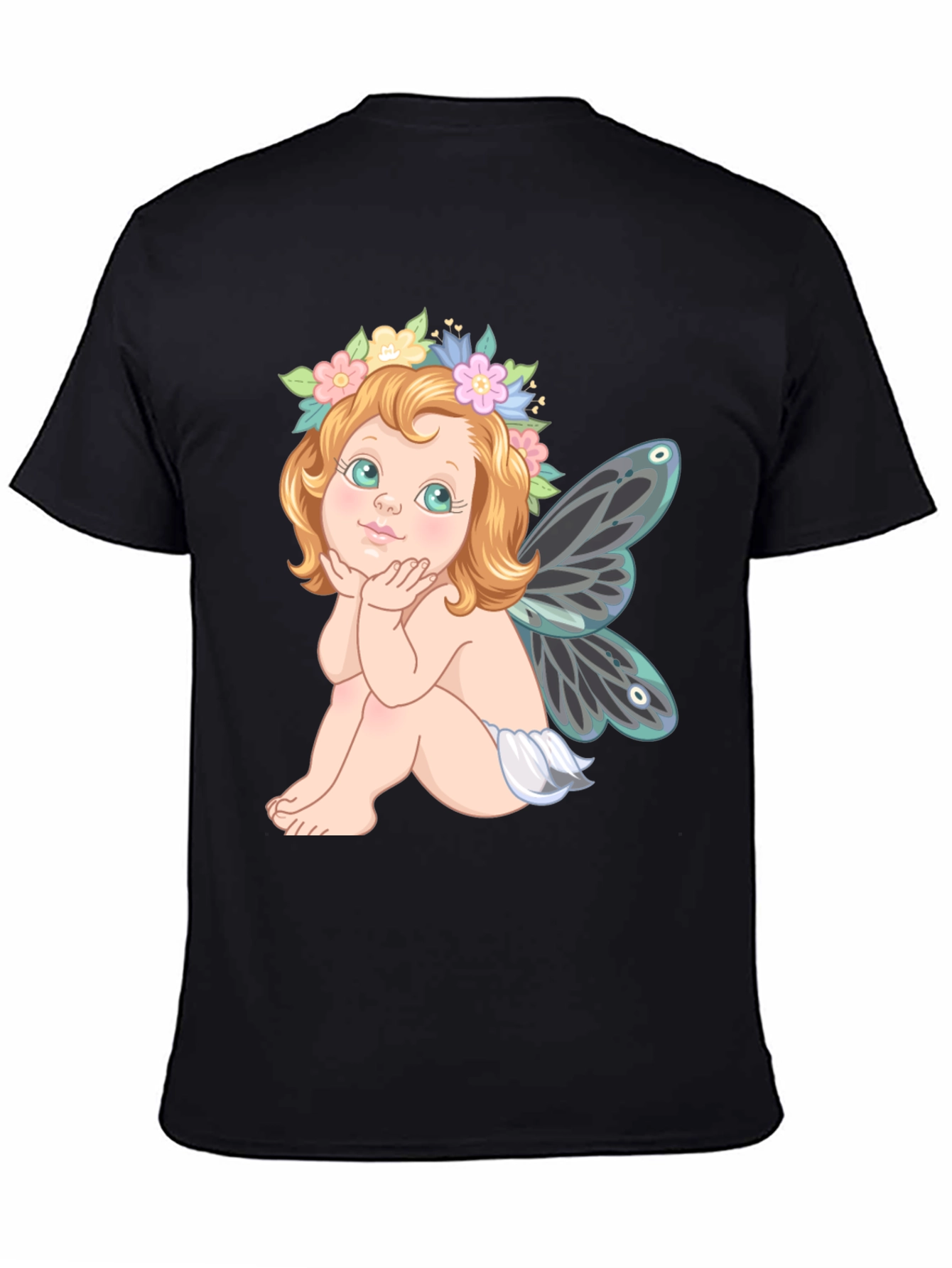 Fairy Graphic Black T-Shirt