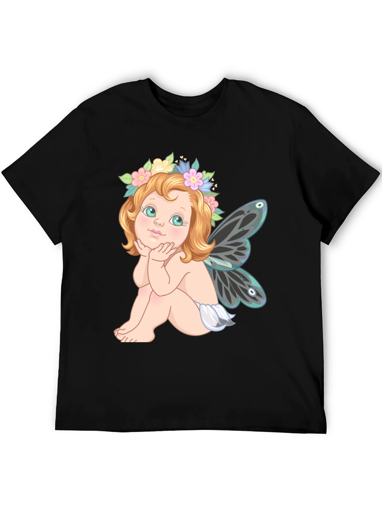 Fairy Graphic Black T-Shirt