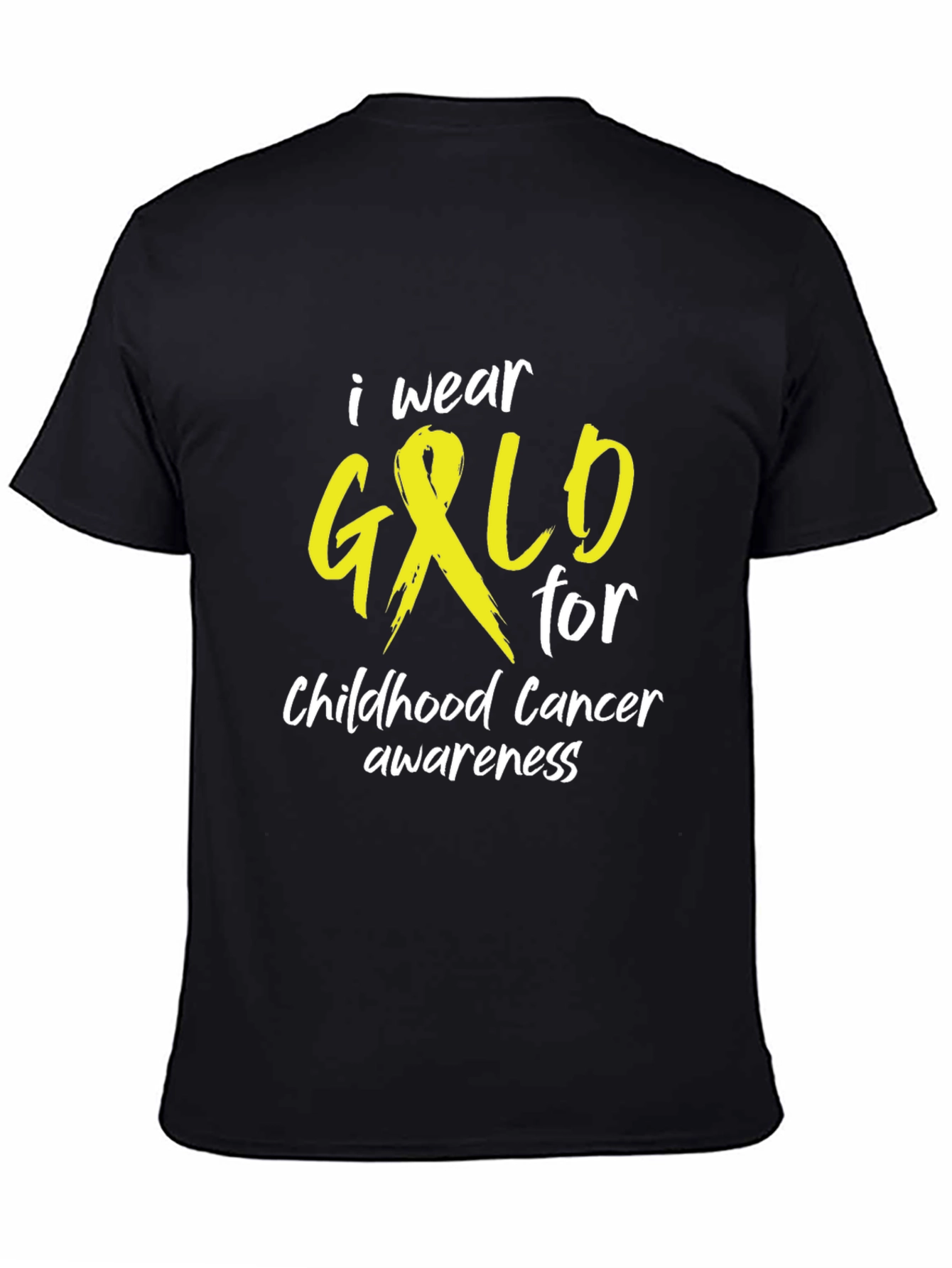 Childhood Cancer Awareness Gold Ribbon T-Shirt