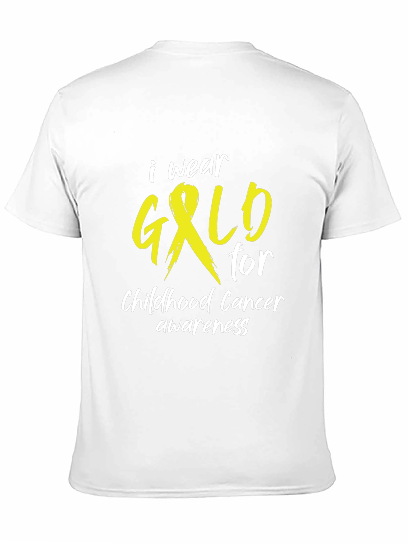 Childhood Cancer Awareness Gold Ribbon T-Shirt