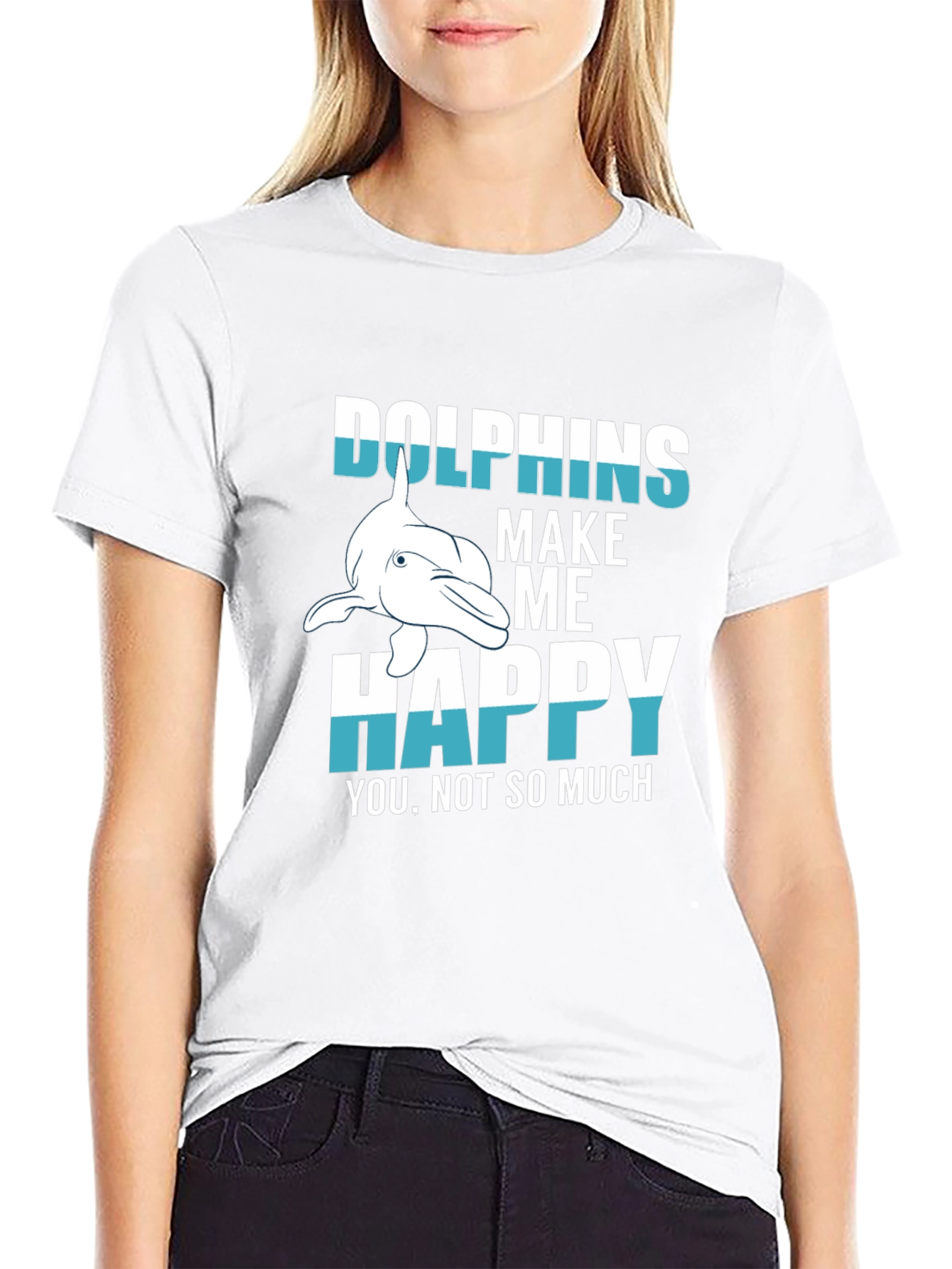 Dolphins Make Me Happy T-Shirt