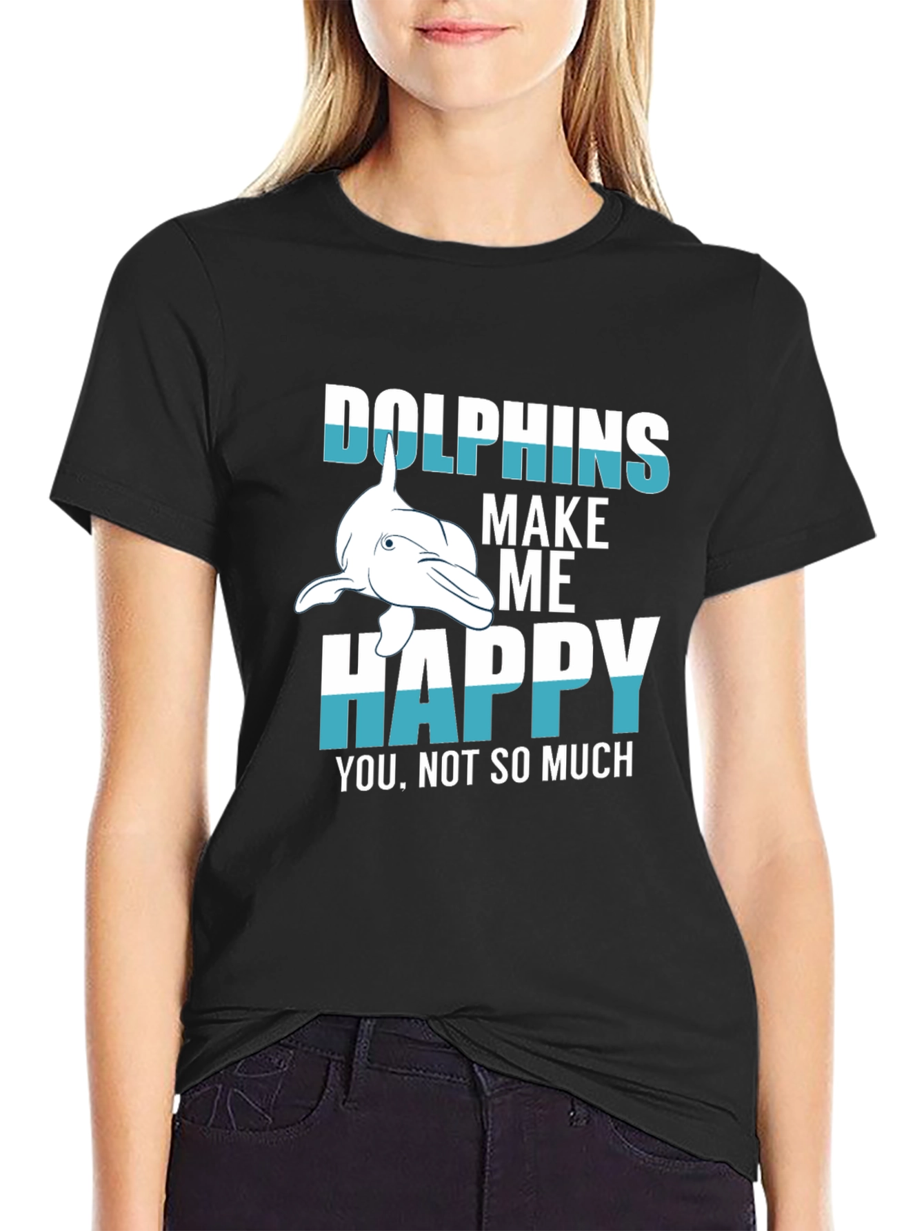 Dolphins Make Me Happy T-Shirt