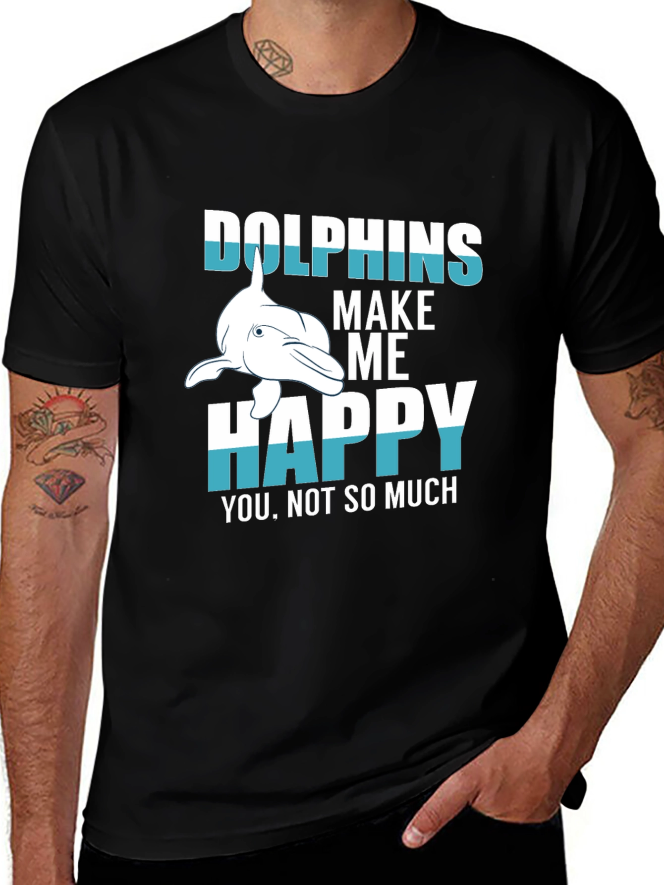 Dolphins Make Me Happy T-Shirt