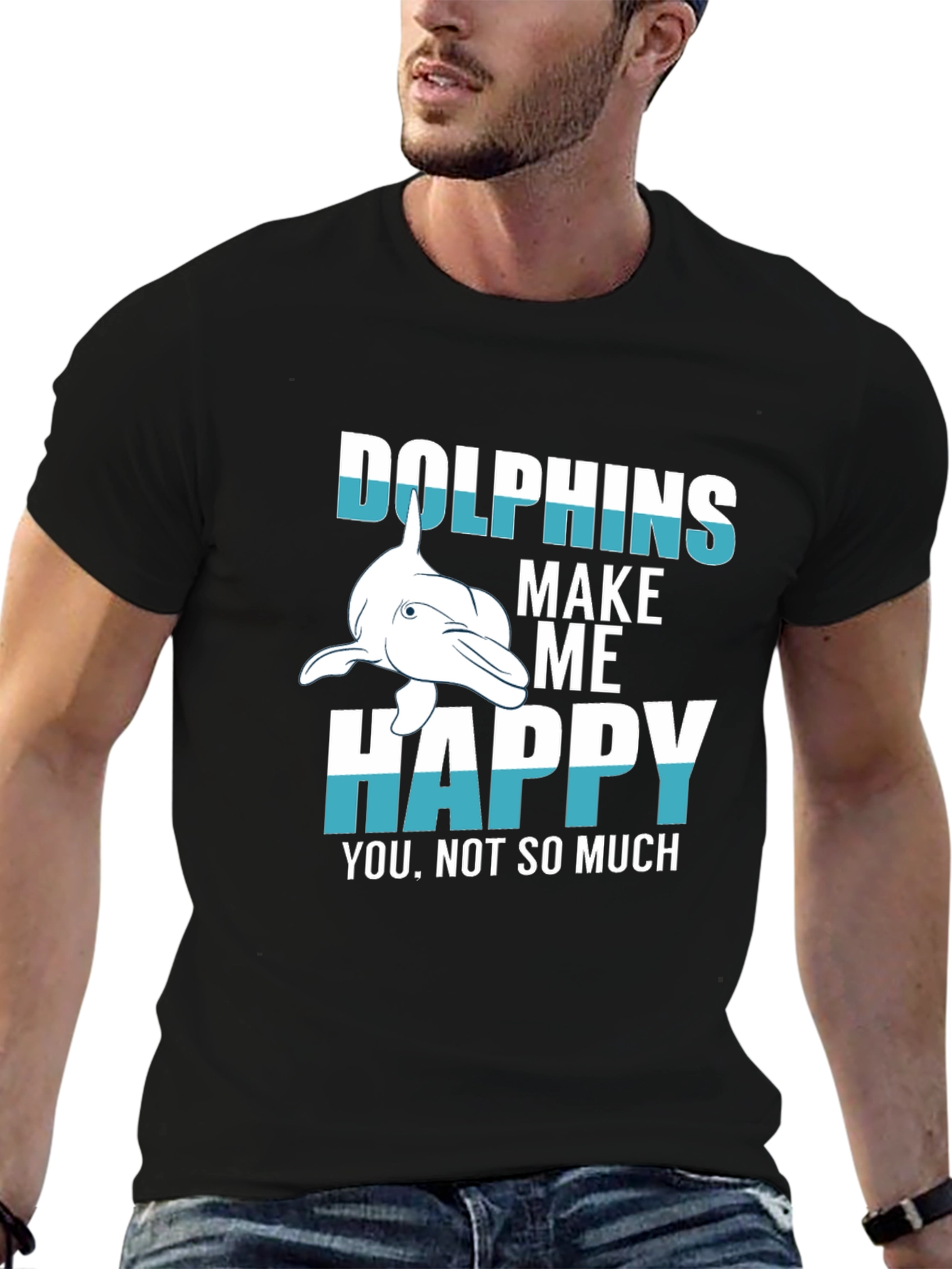 Dolphins Make Me Happy T-Shirt