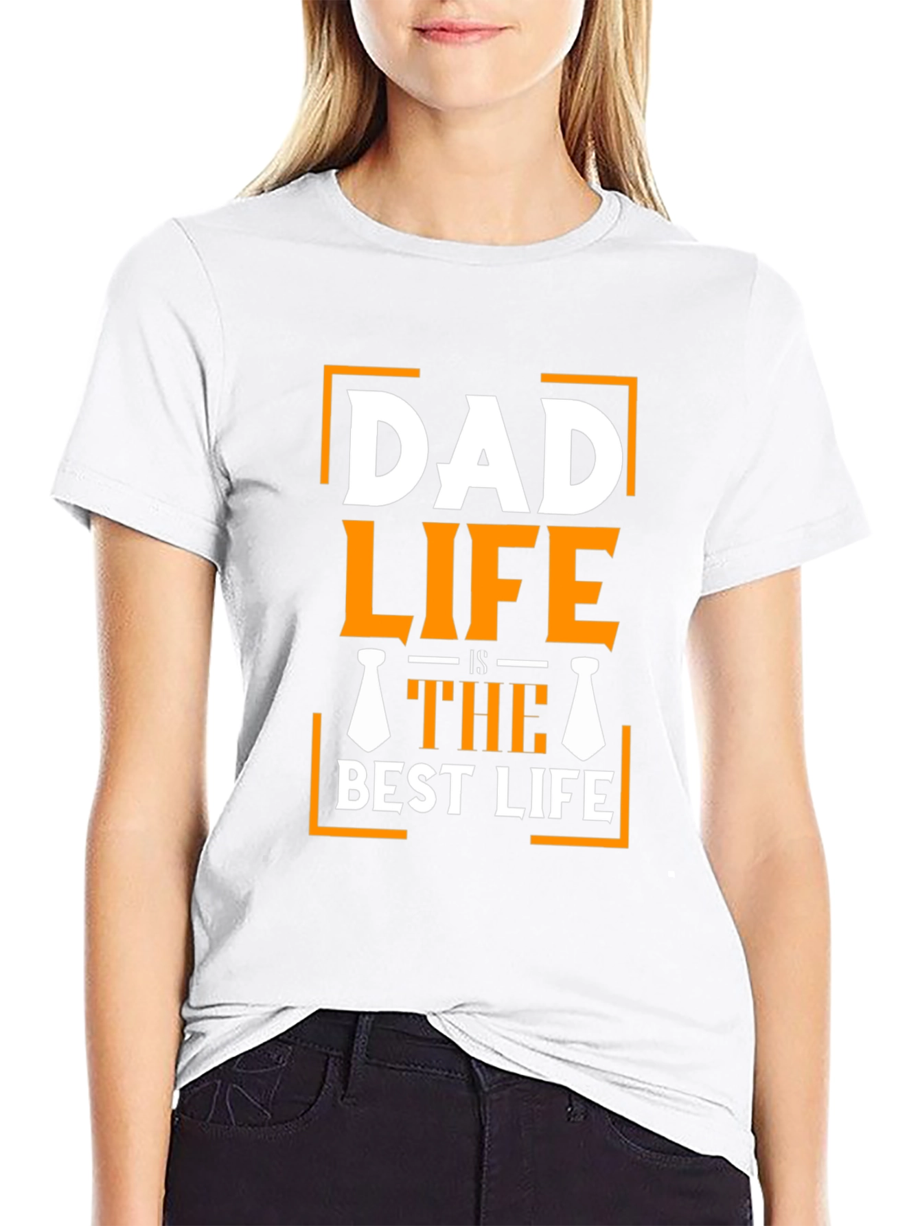Dad Life Is The Best Life Black T-Shirt