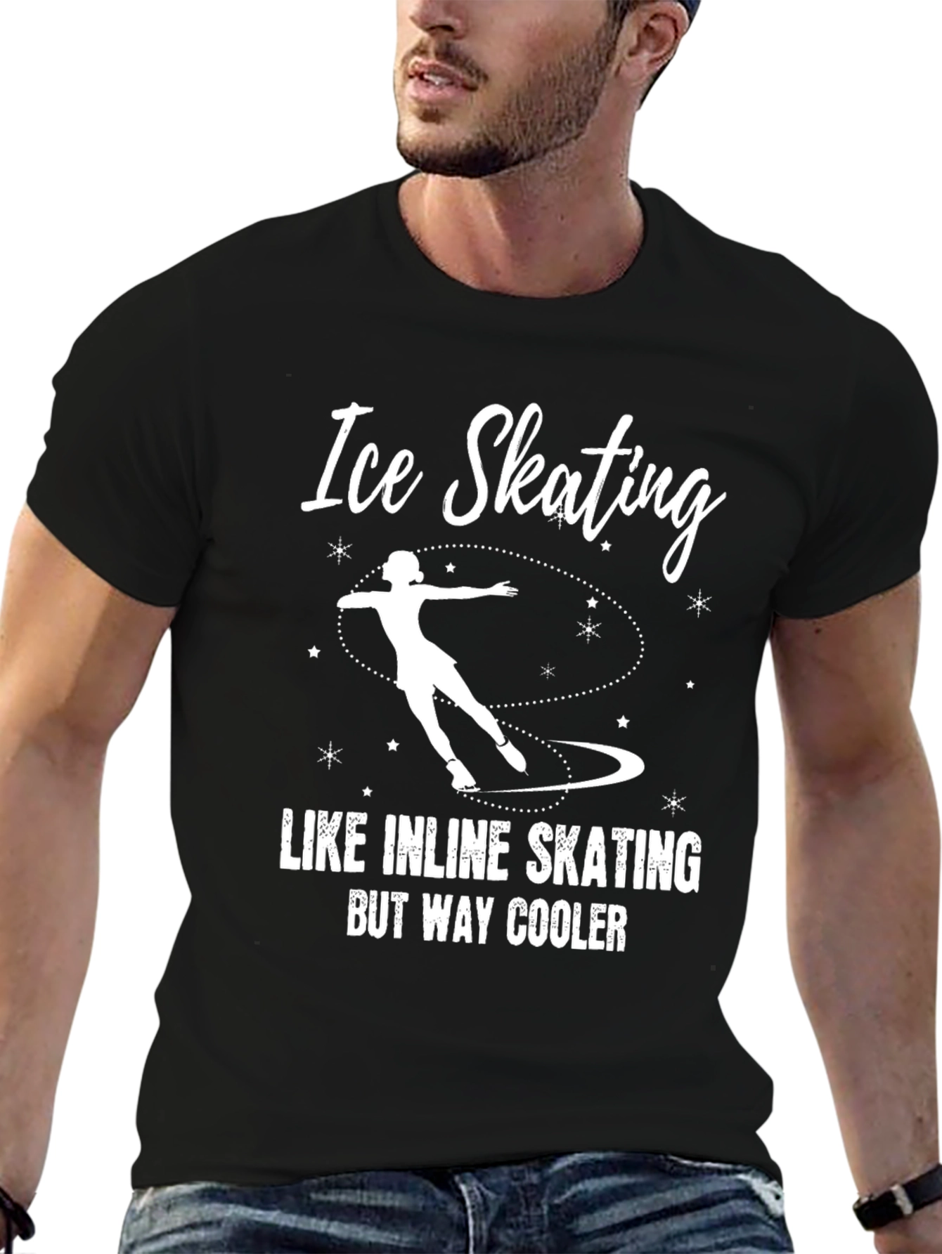 Ice Skating T-Shirt: Like Inline Skating But Way Cooler