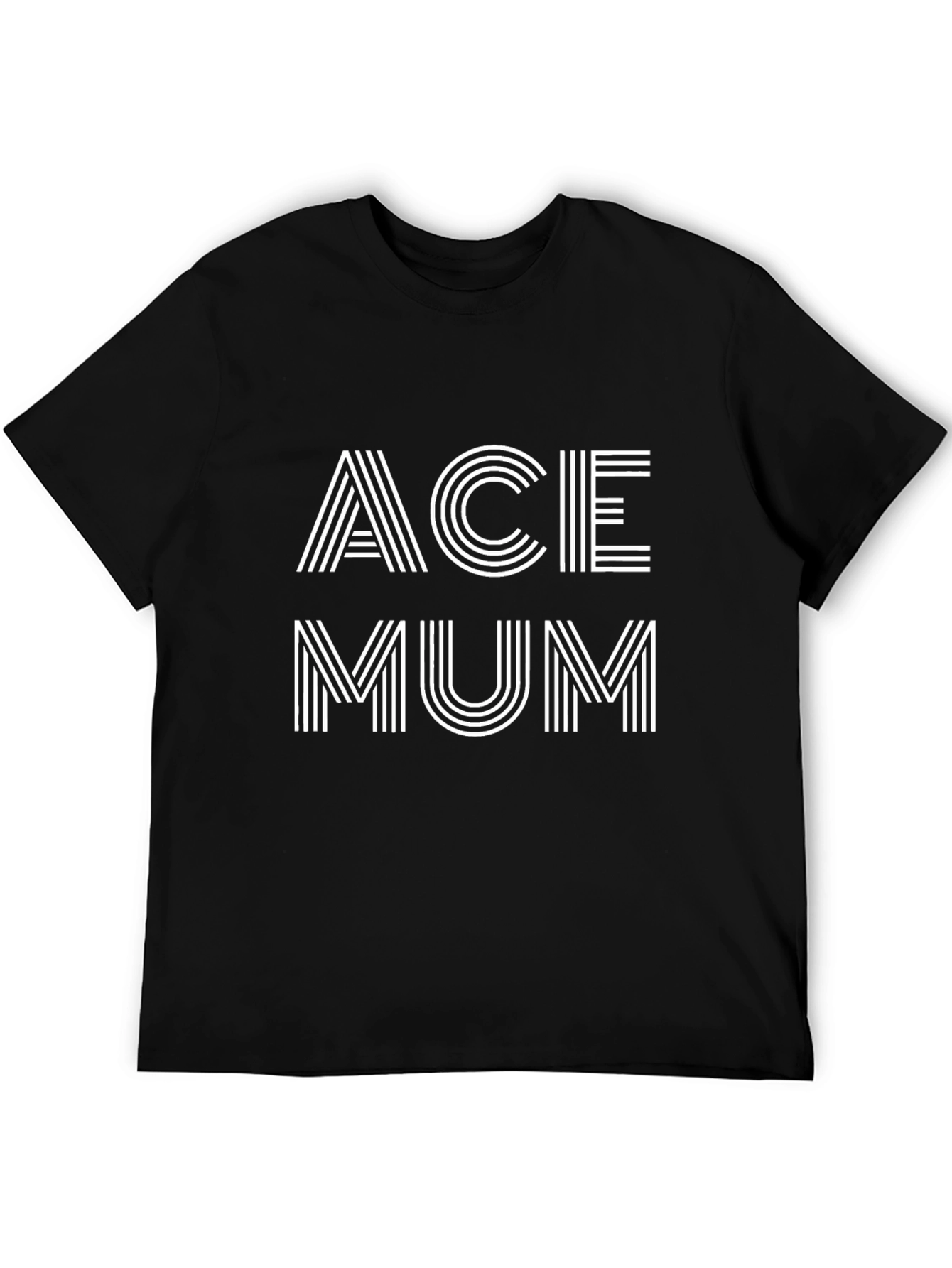 Ace Mum Black Graphic Tee