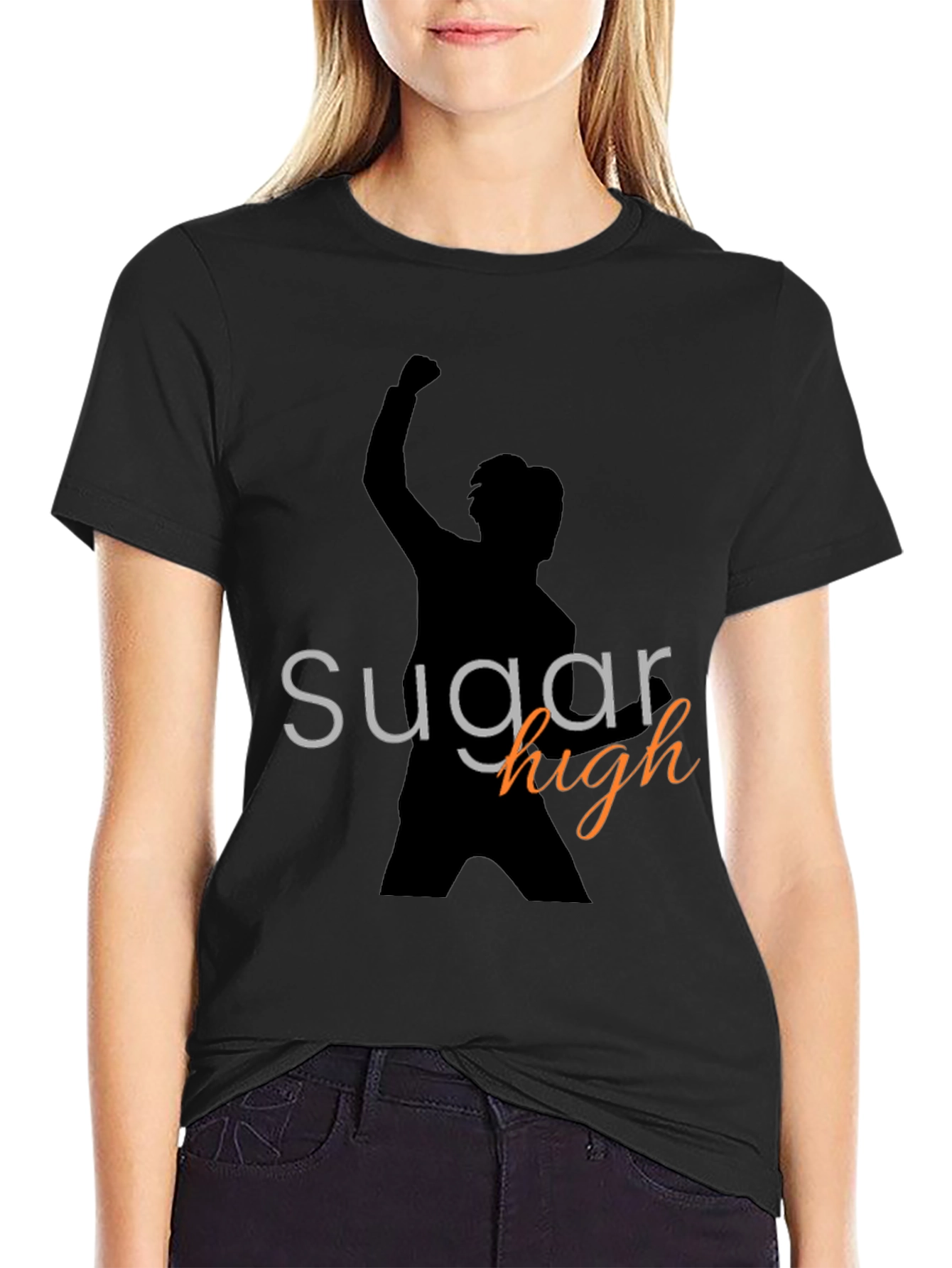 Sugar High Graphic Tee - Black