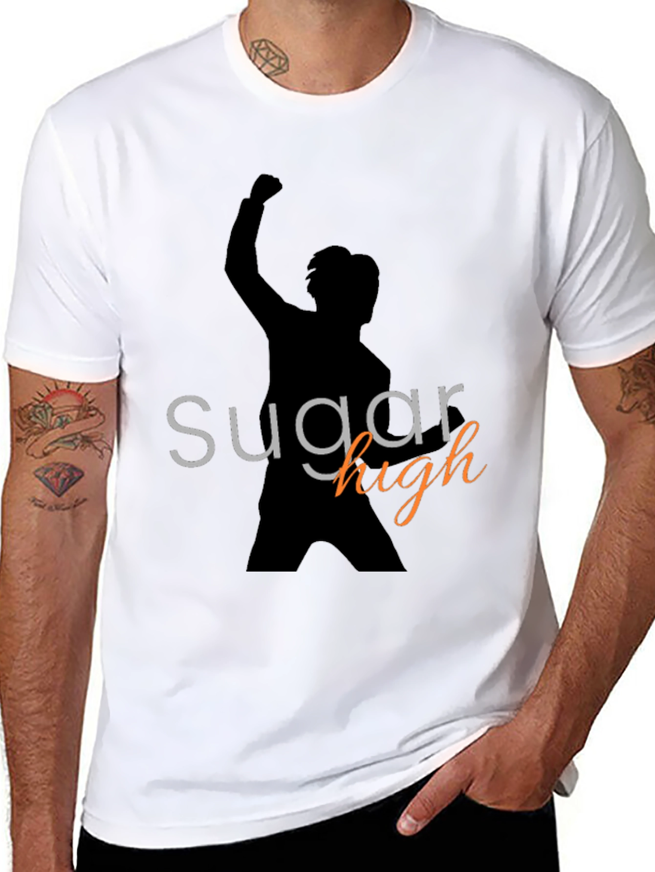 Sugar High Graphic Tee - Black