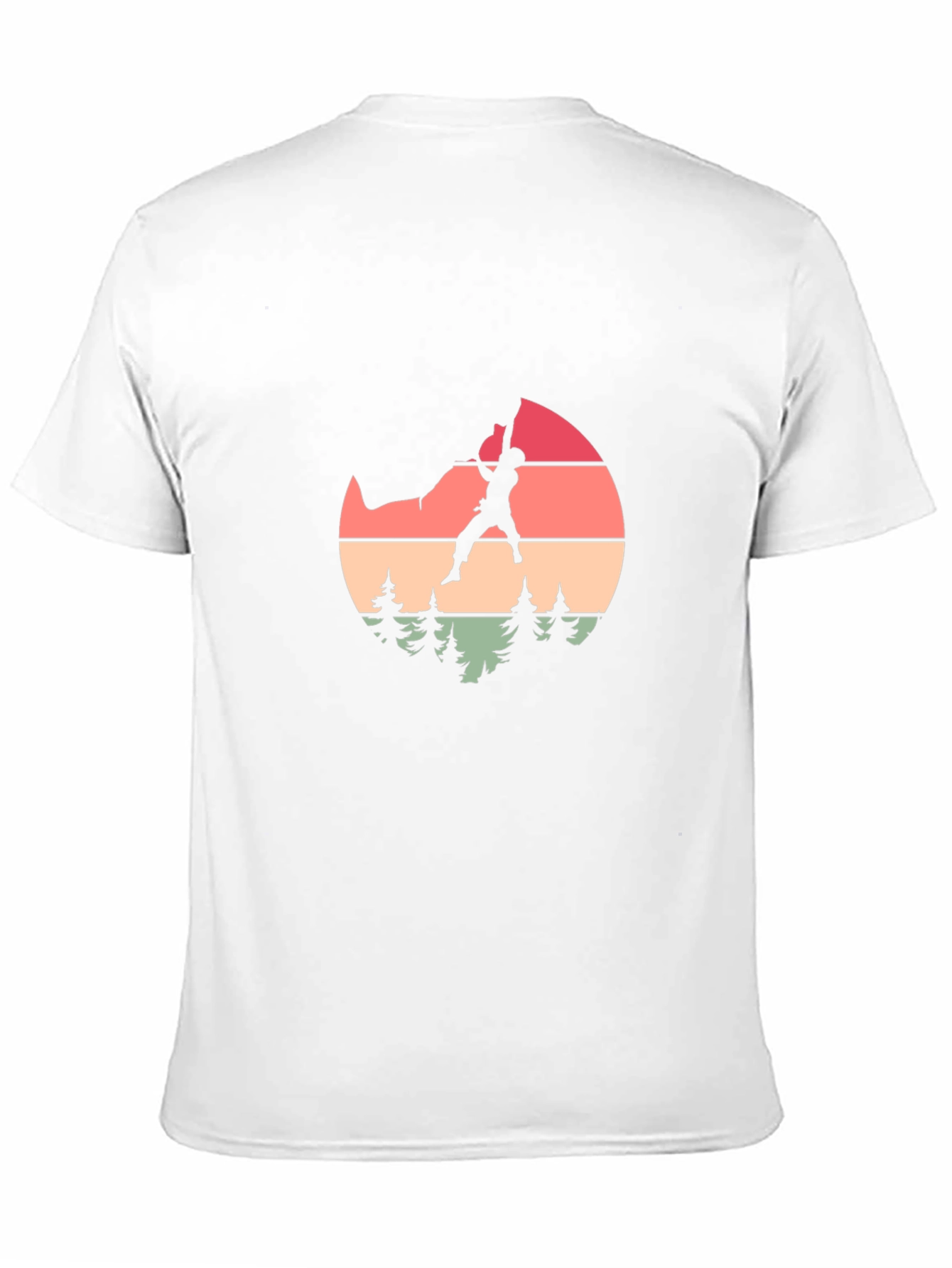Retro Climber Graphic Tee - Nature Inspired Design