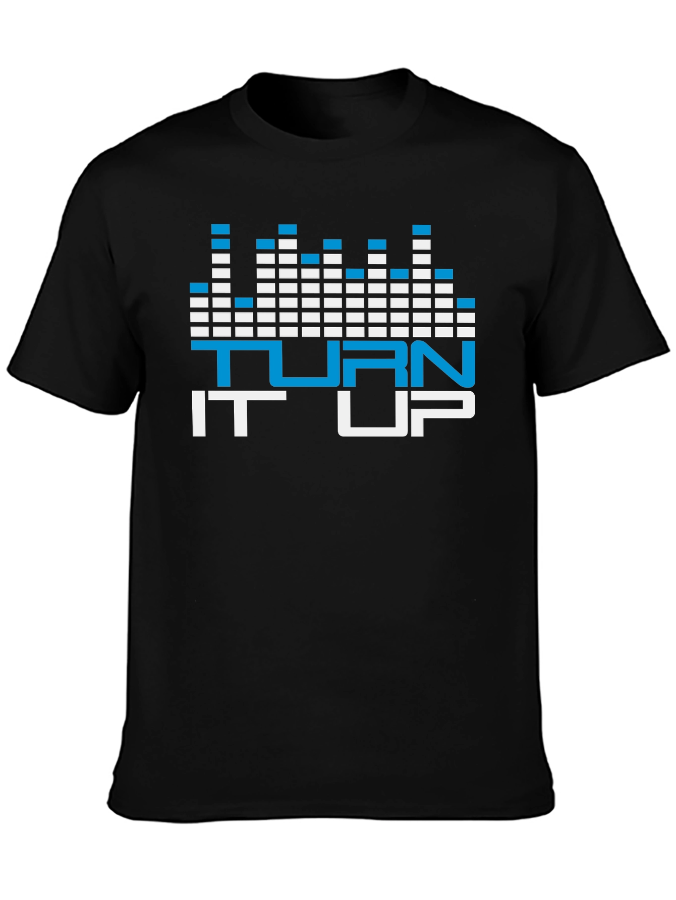 Turn it Up Graphic Tee - Black Casual Shirt