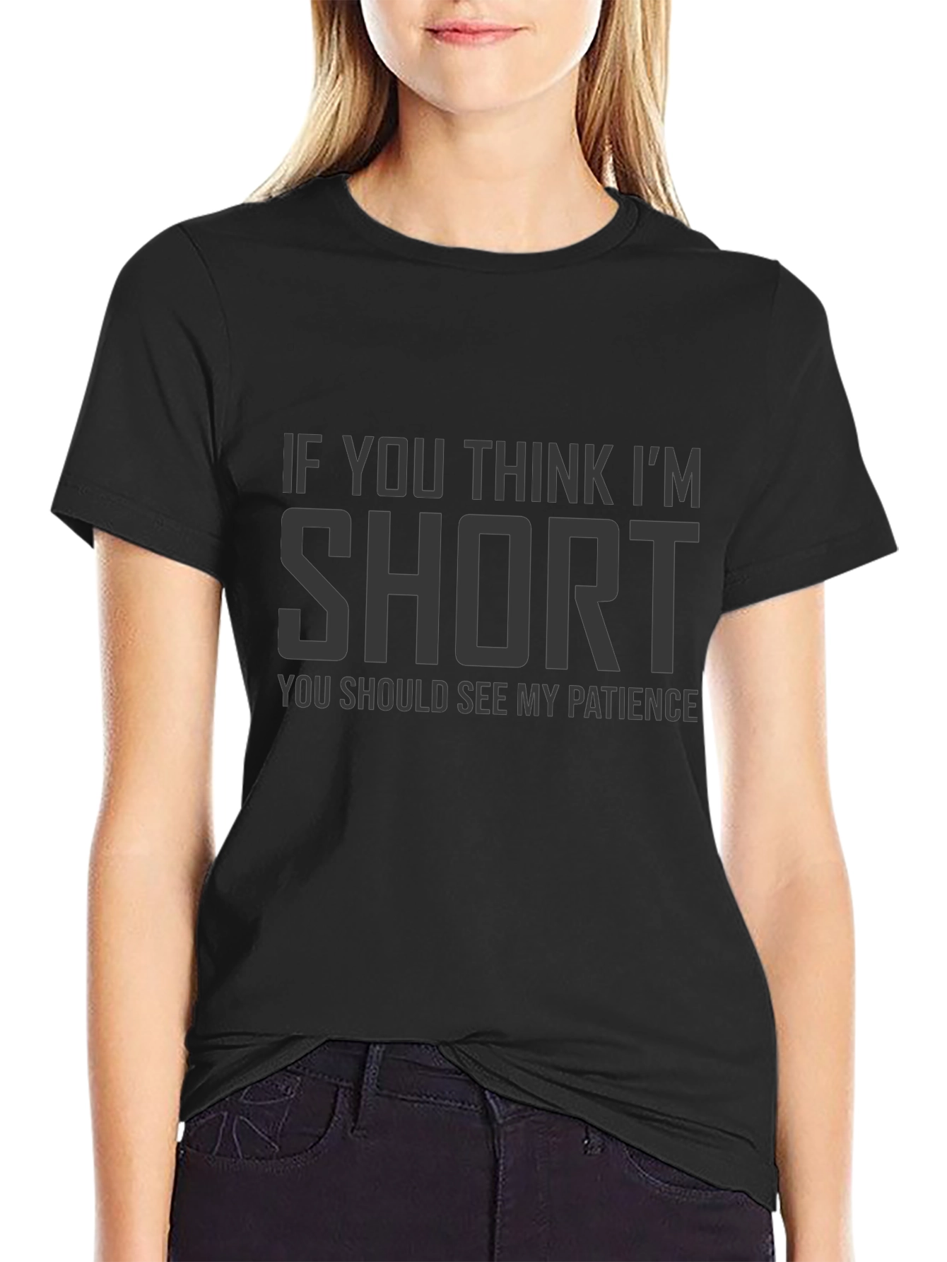 Funny Short Patience Graphic Tee