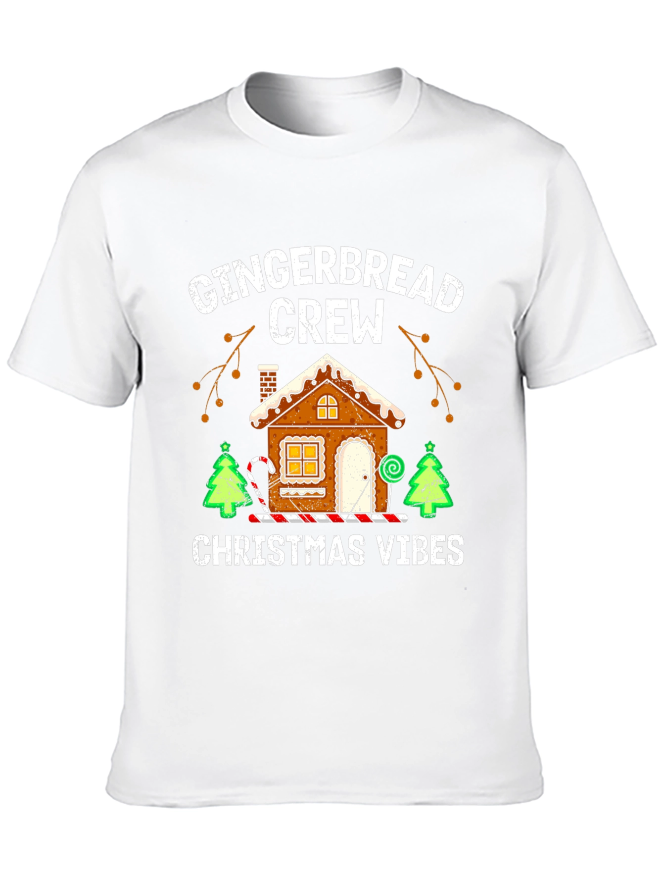 Gingerbread Crew Christmas Vibes T-Shirt