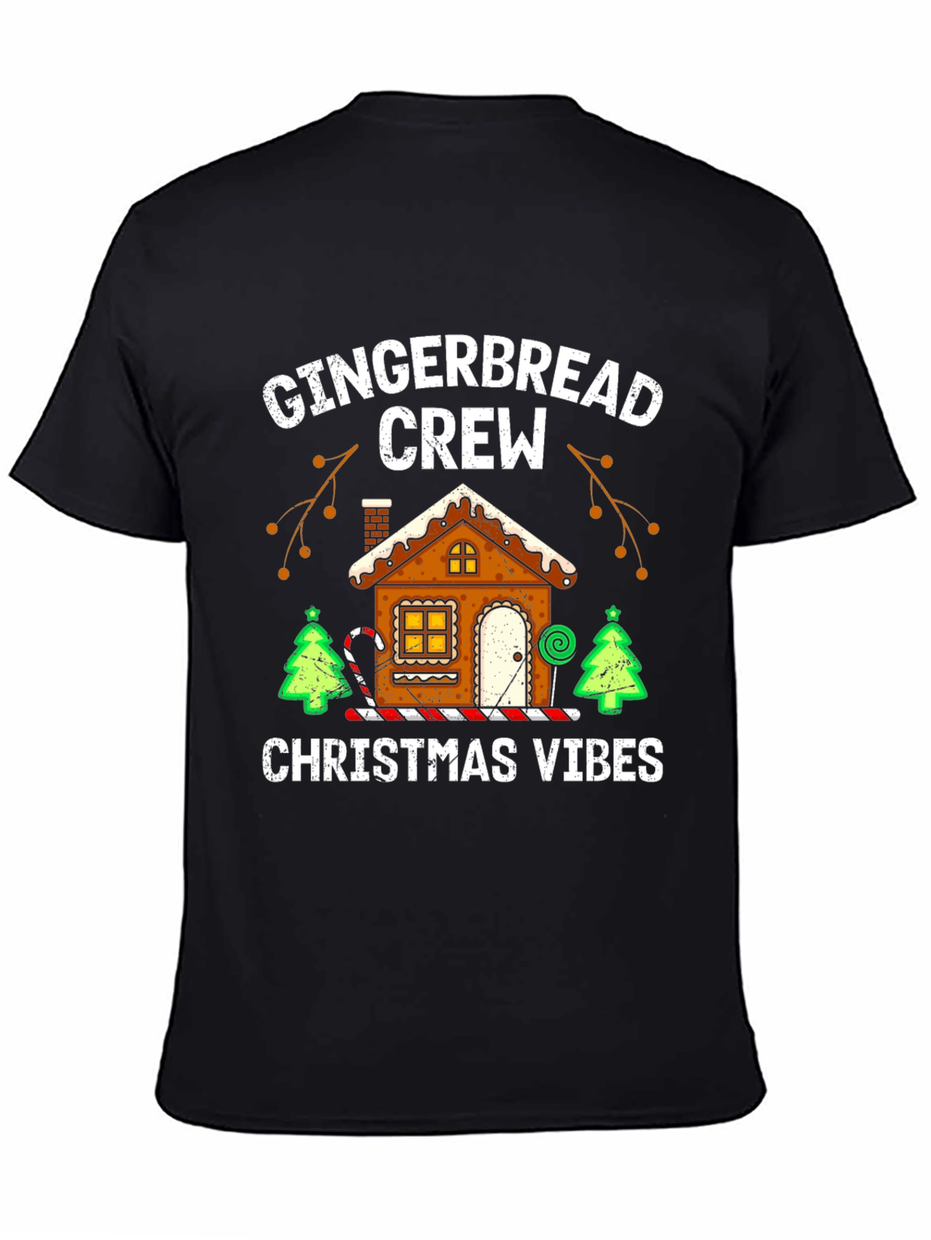 Gingerbread Crew Christmas Vibes T-Shirt