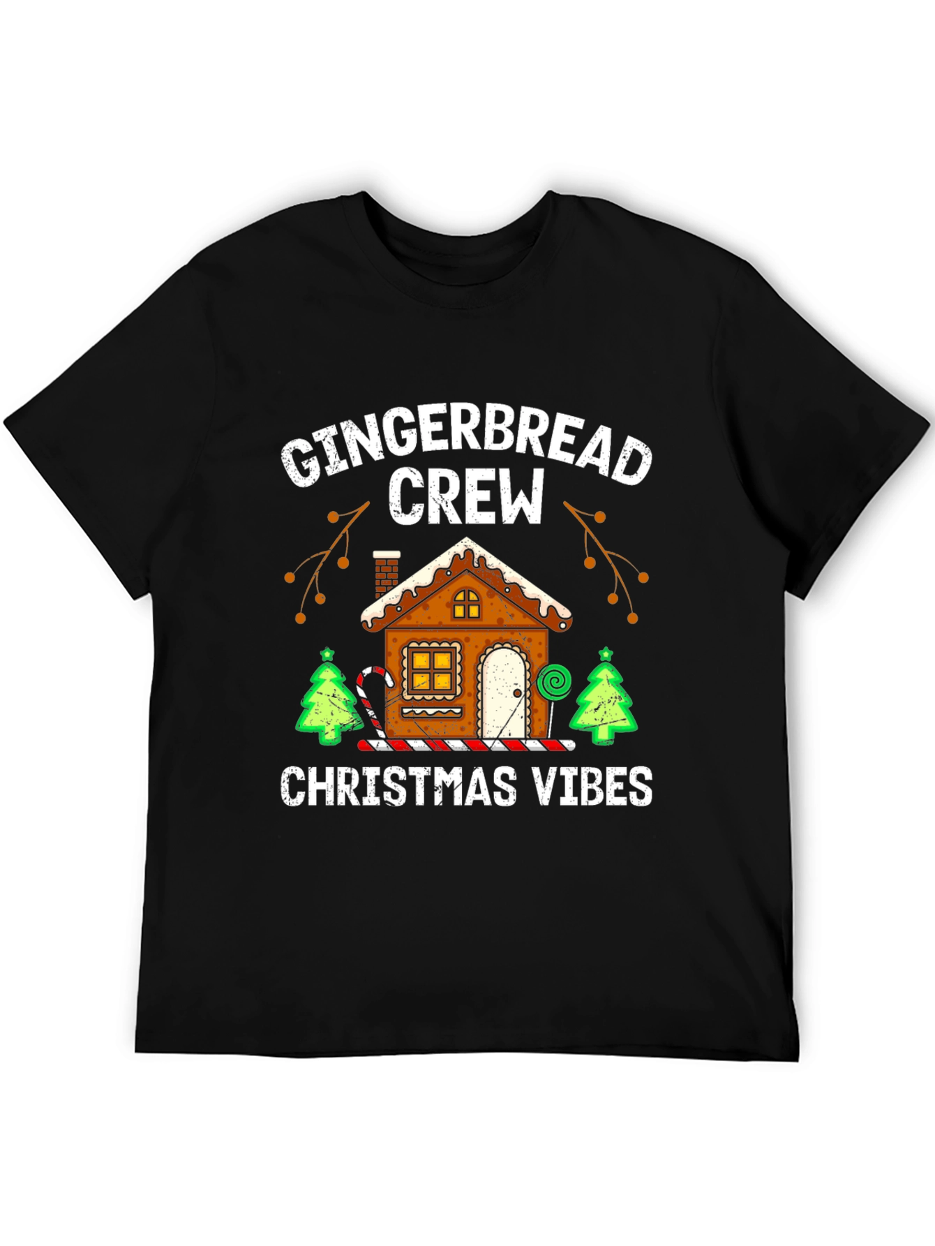 Gingerbread Crew Christmas Vibes T-Shirt