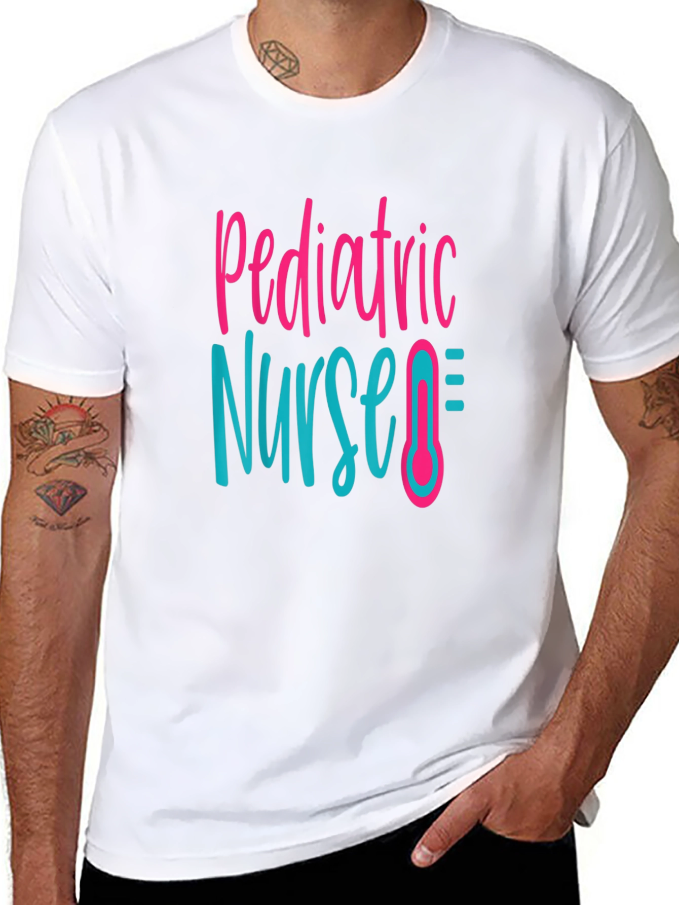 Pediatric Nurse Black T-Shirt