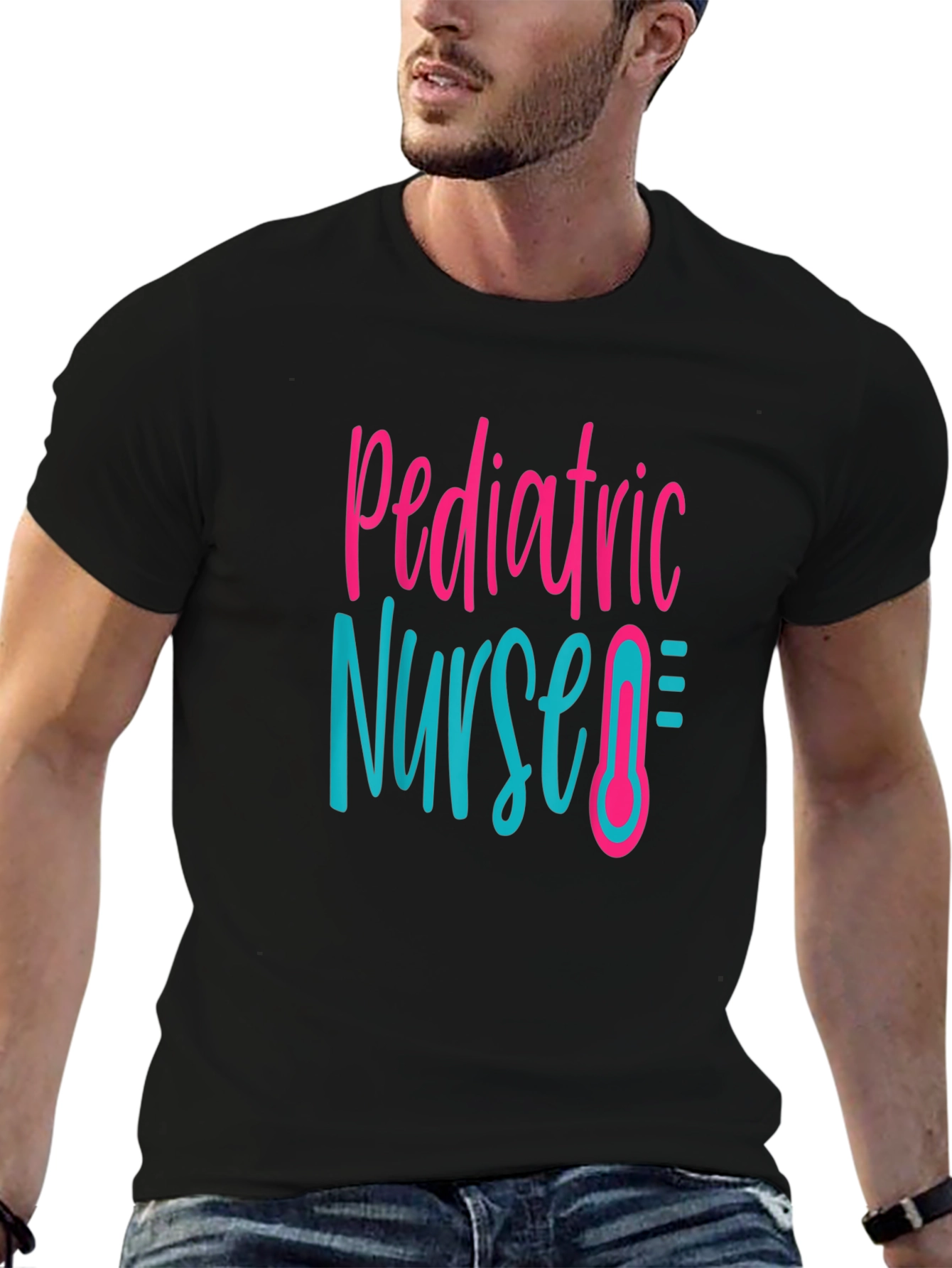 Pediatric Nurse Black T-Shirt
