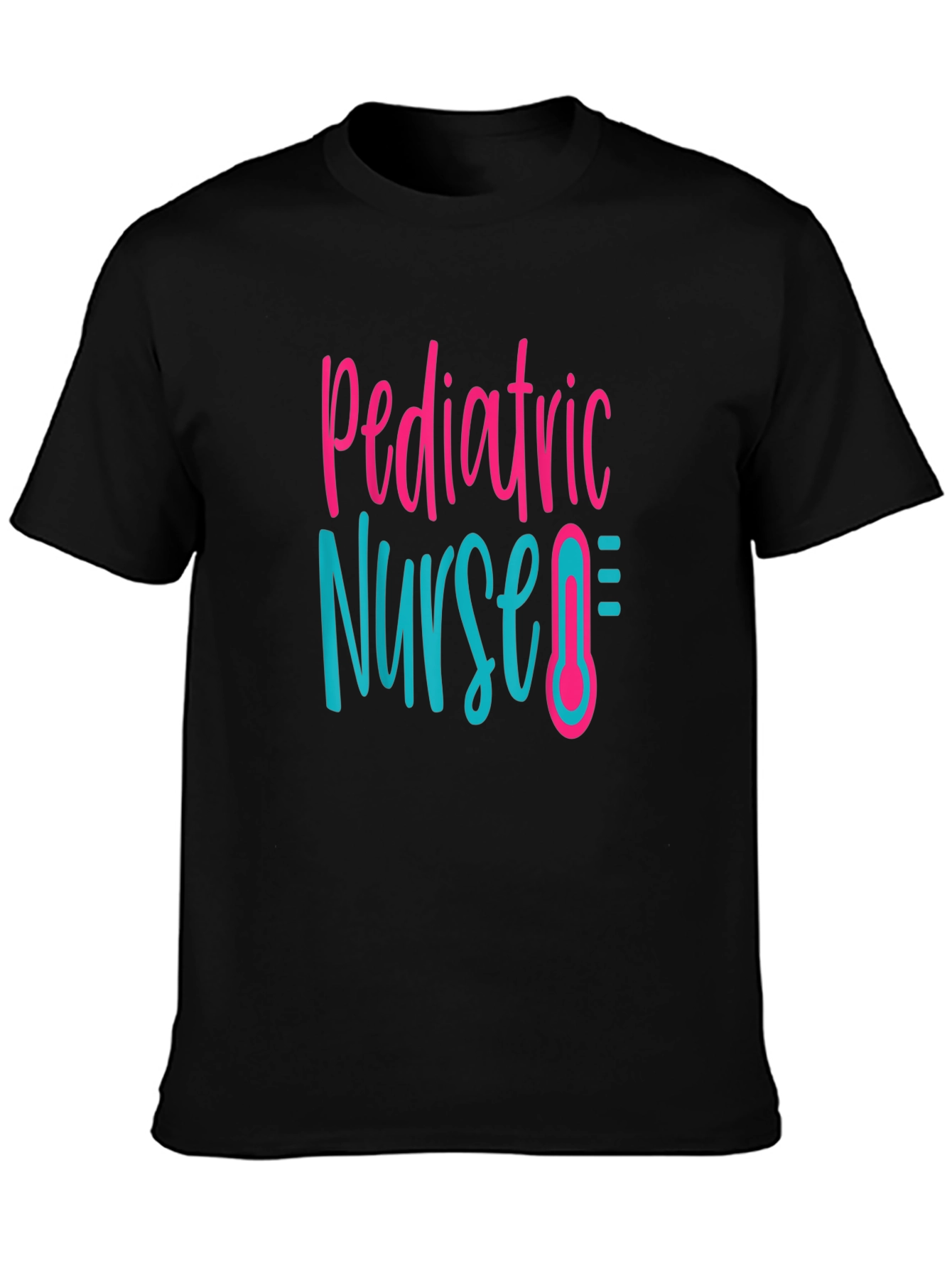 Pediatric Nurse Black T-Shirt