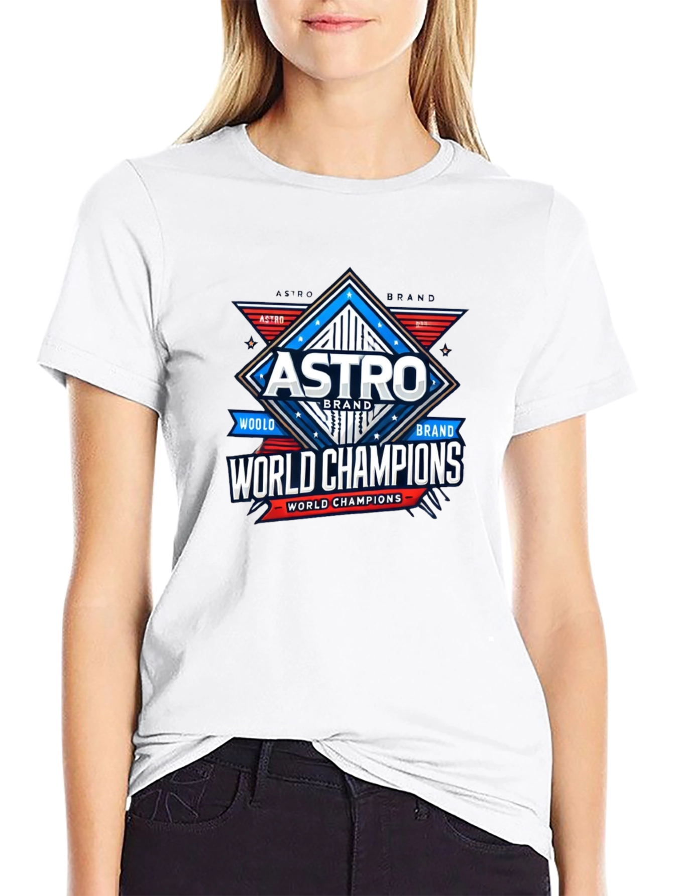 Astro World Champions T-Shirt - Black