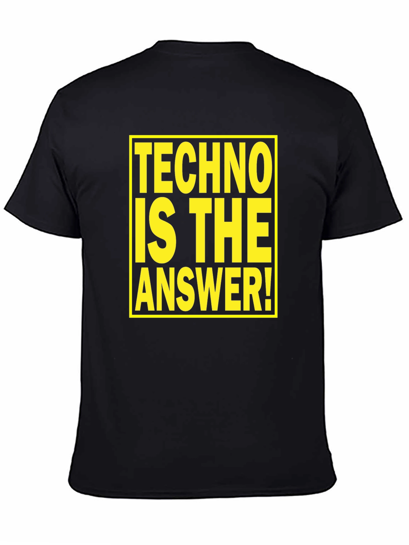 Techno is the Answer T-Shirt - Bold Graphic Tee