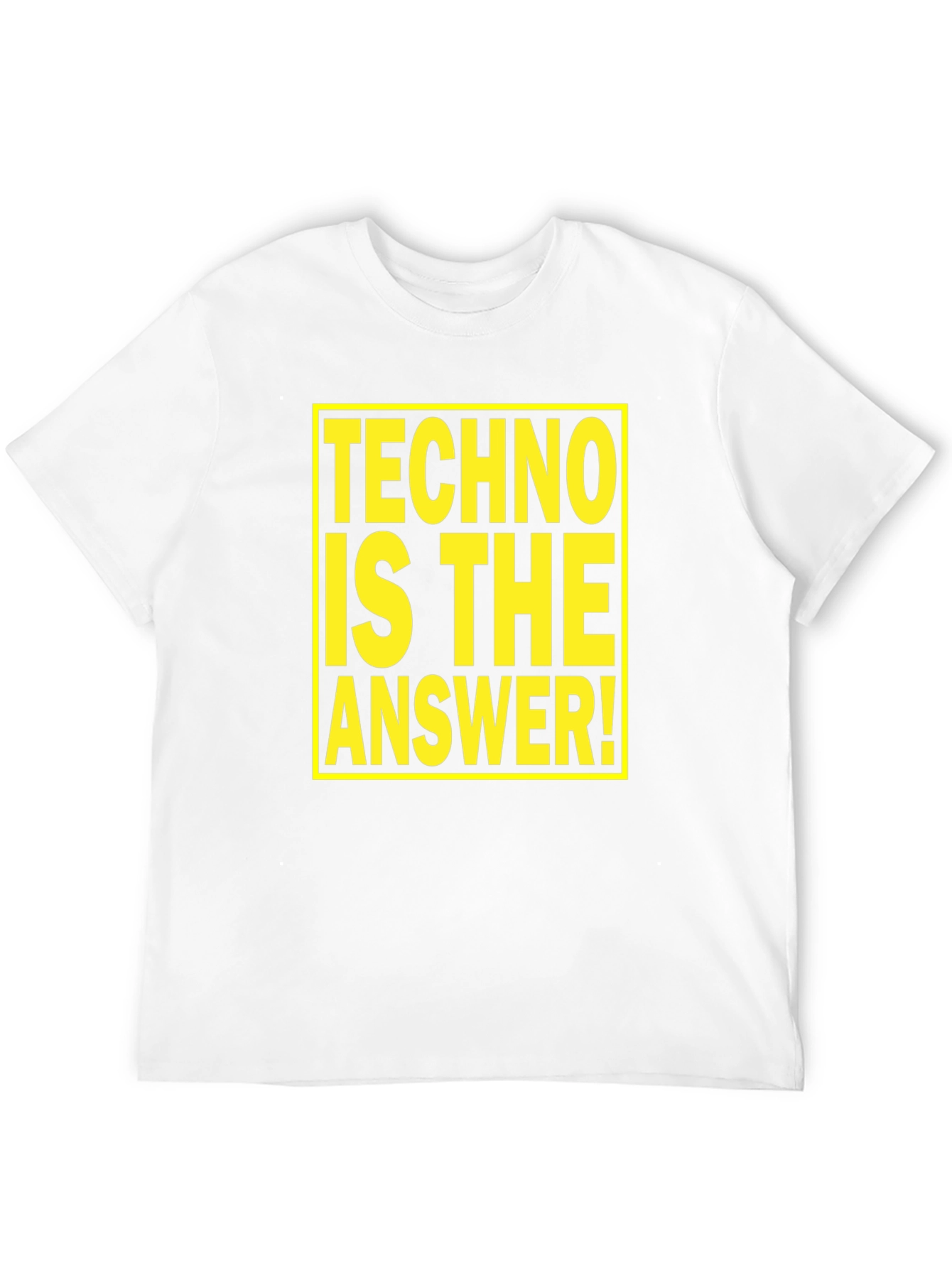 Techno is the Answer T-Shirt - Bold Graphic Tee