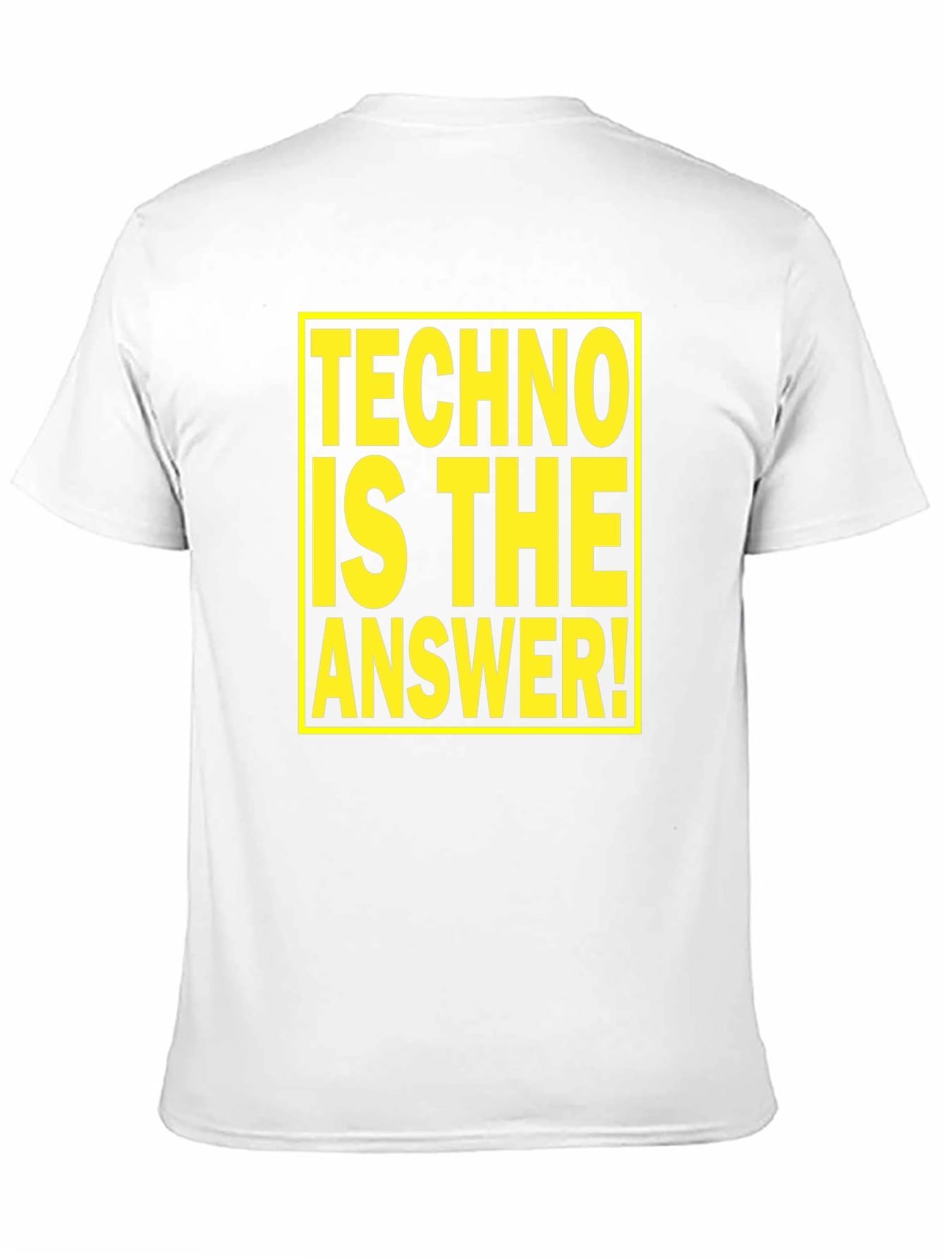 Techno is the Answer T-Shirt - Bold Graphic Tee