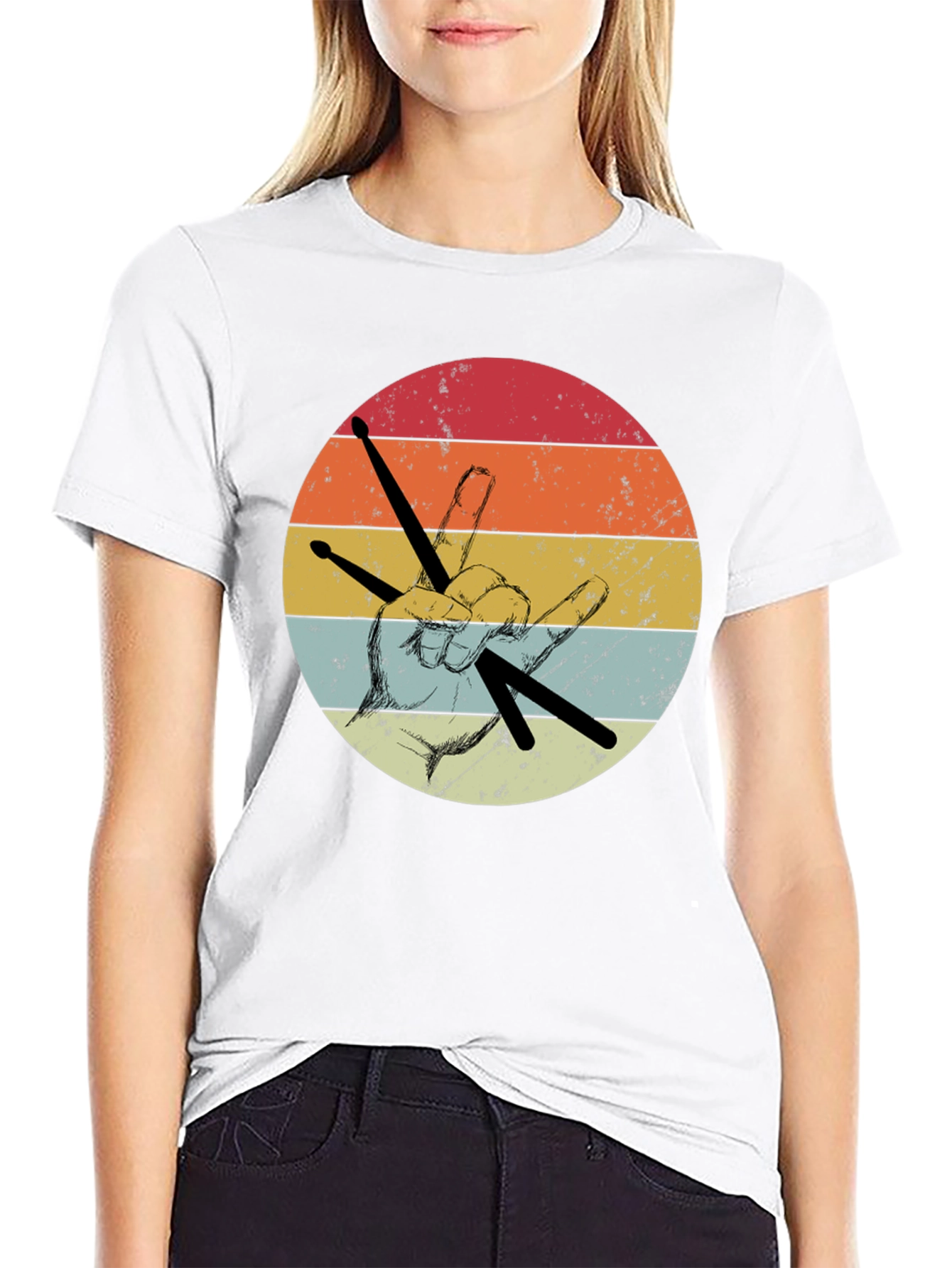 Retro Drummer T-Shirt