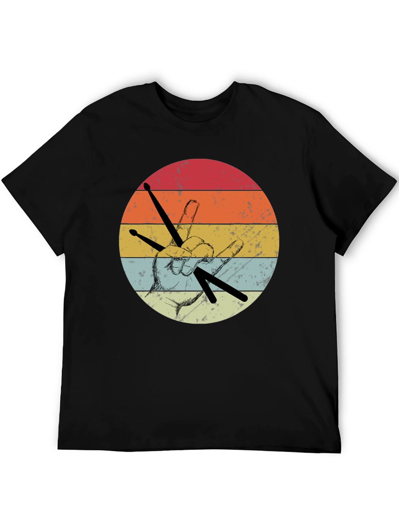 Retro Drummer T-Shirt