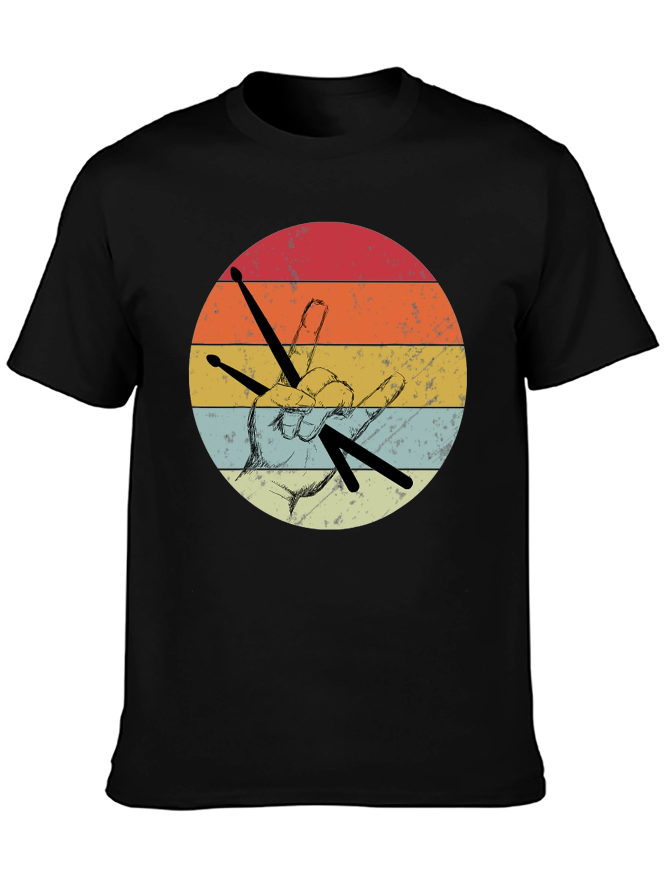 Retro Drummer T-Shirt