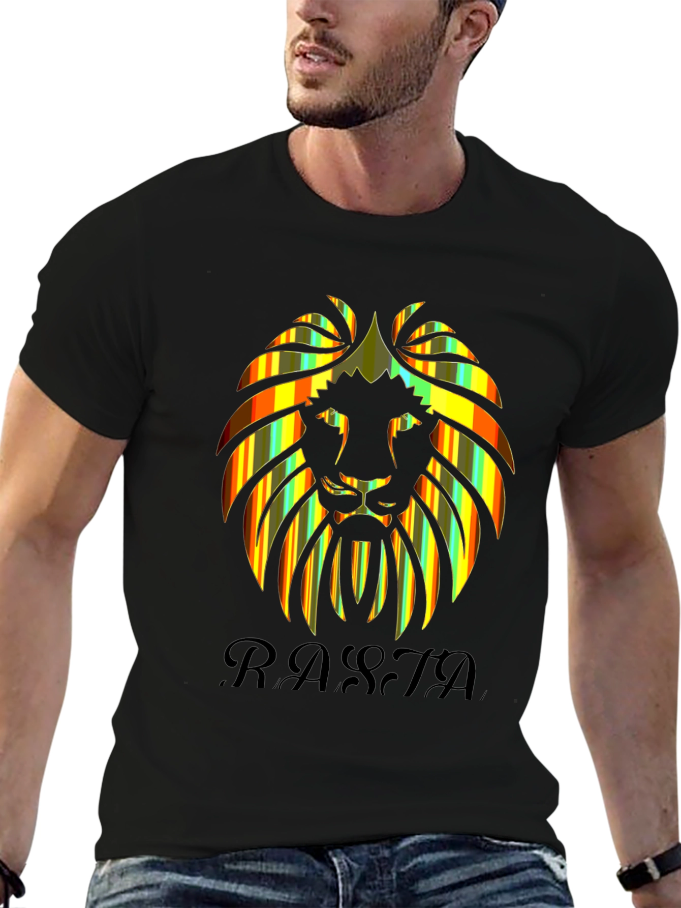 Rasta Lion Graphic Tee
