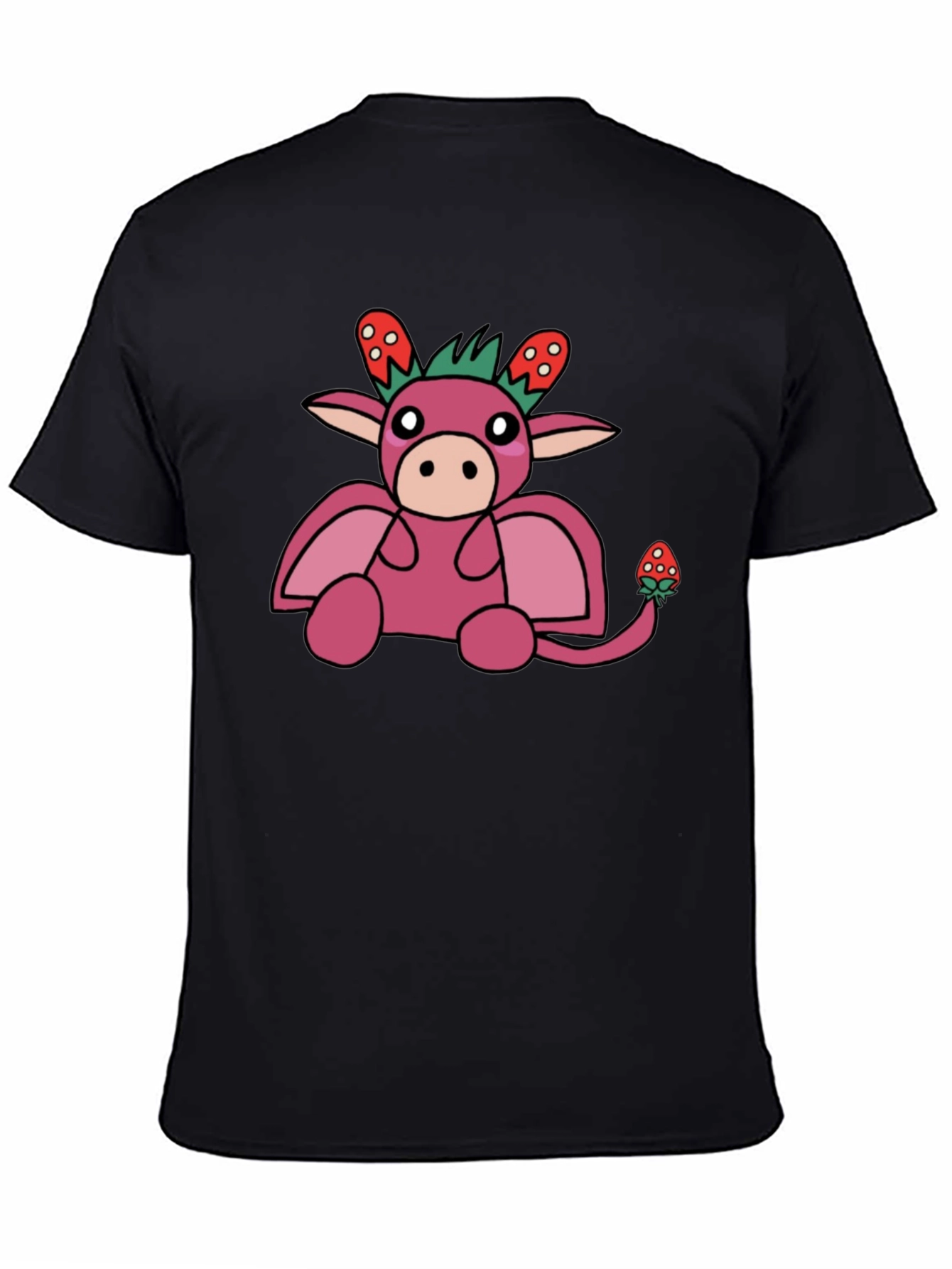 Strawberry Dragon Graphic T-Shirt