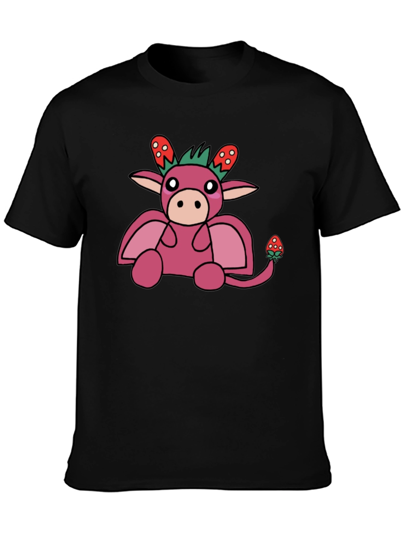 Strawberry Dragon Graphic T-Shirt