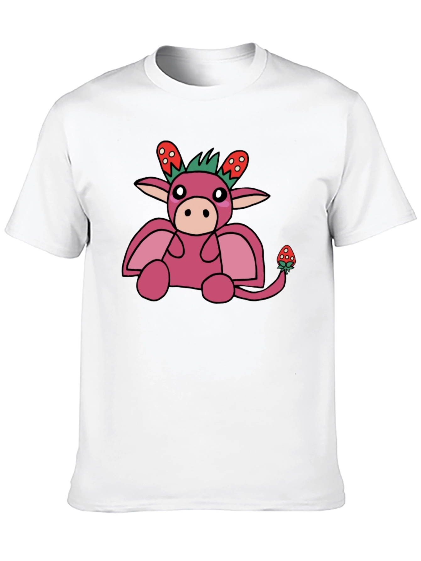 Strawberry Dragon Graphic T-Shirt