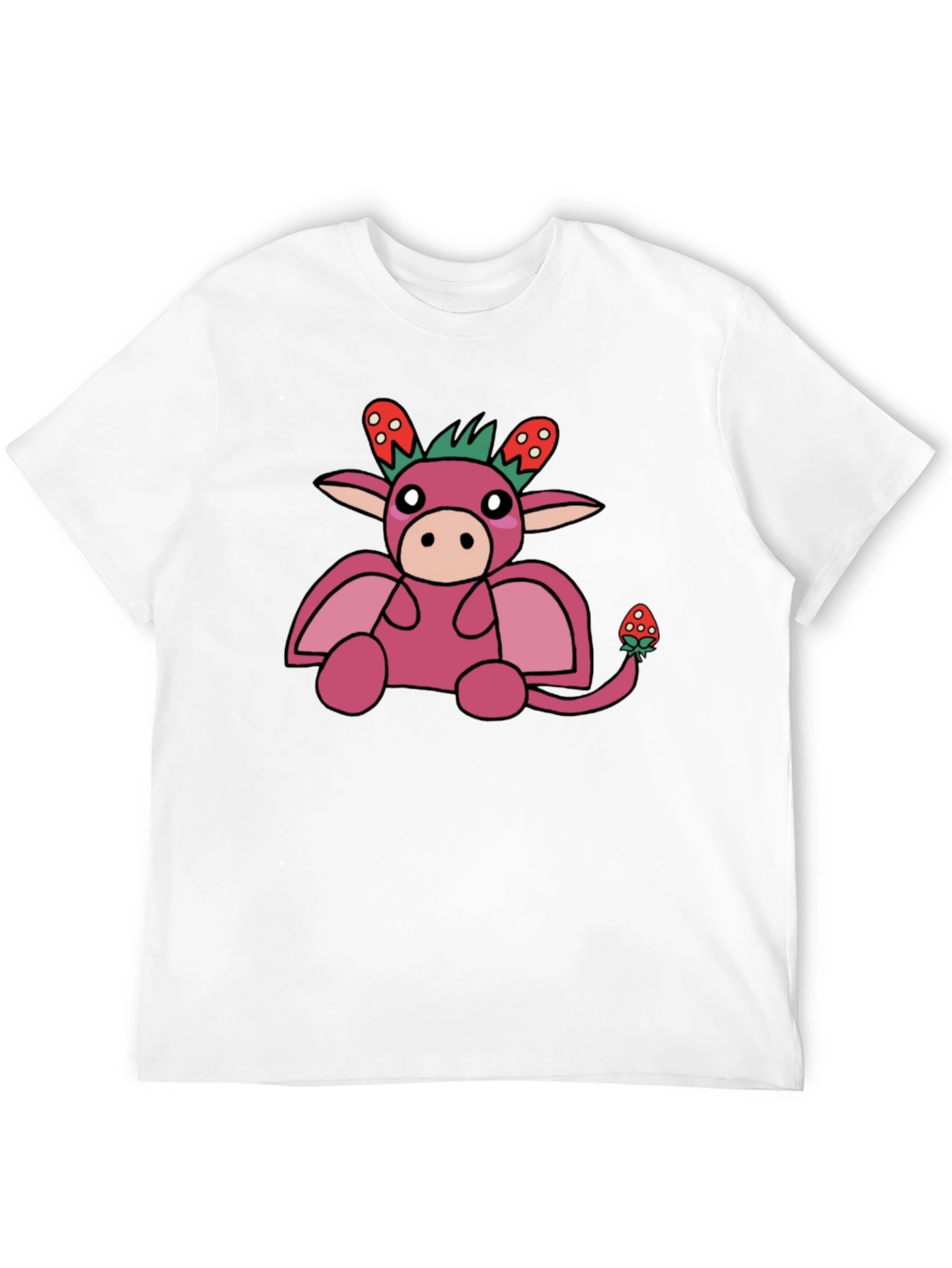 Strawberry Dragon Graphic T-Shirt