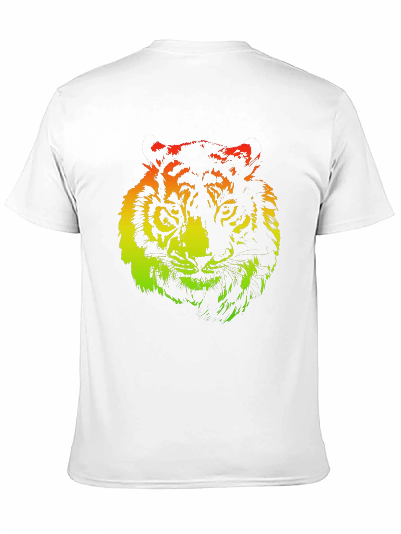 Rasta Tiger Graphic Black T-Shirt