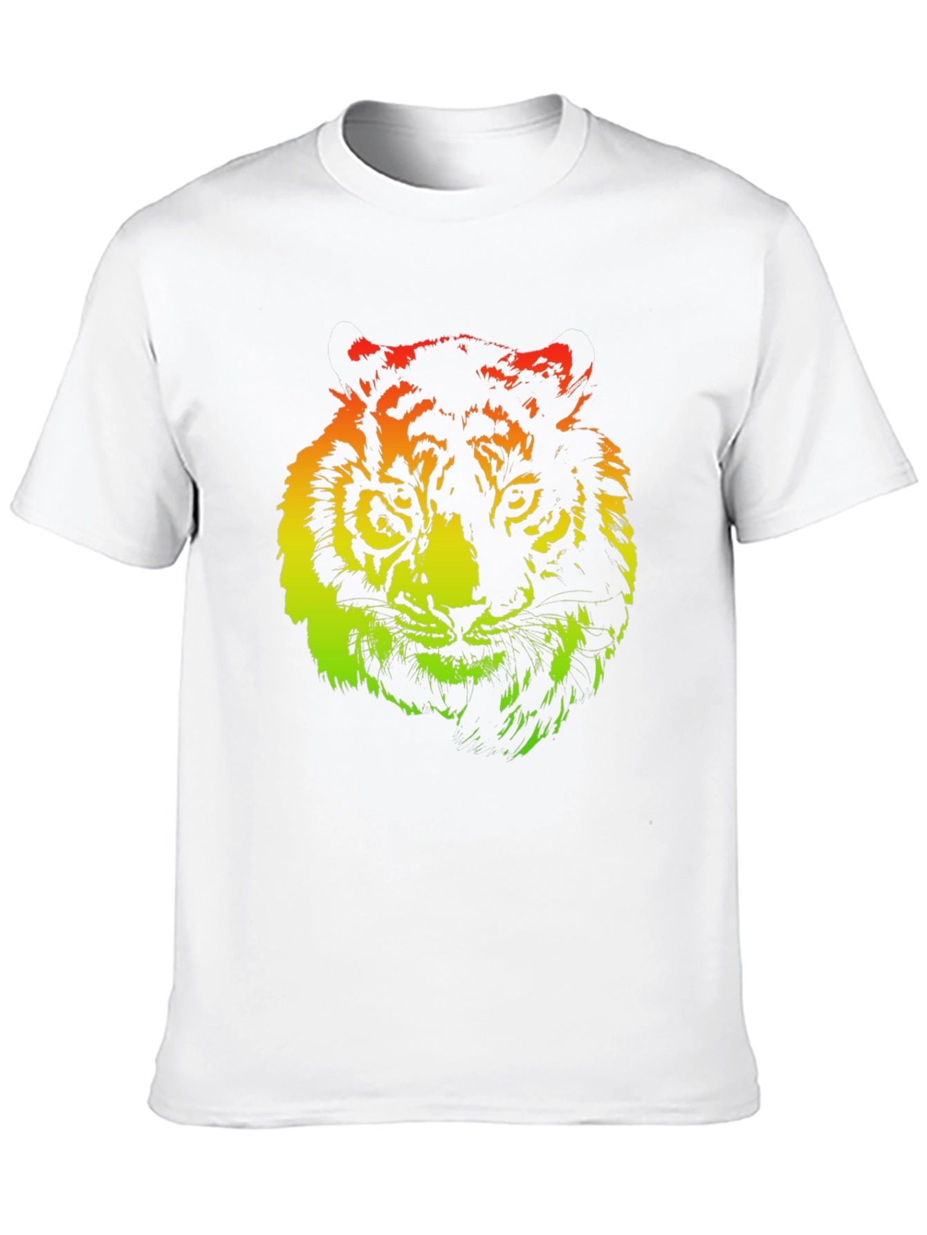 Rasta Tiger Graphic Black T-Shirt