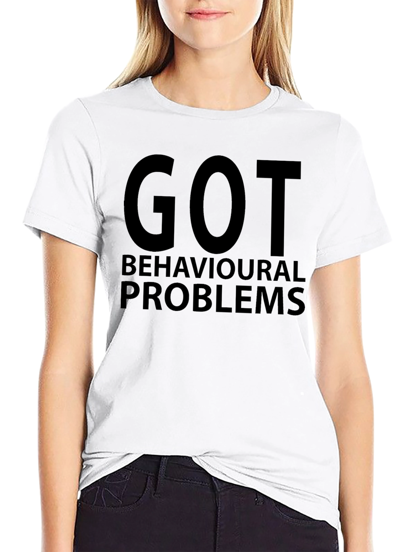 Got Behavioural Problems Mens Black T-Shirt