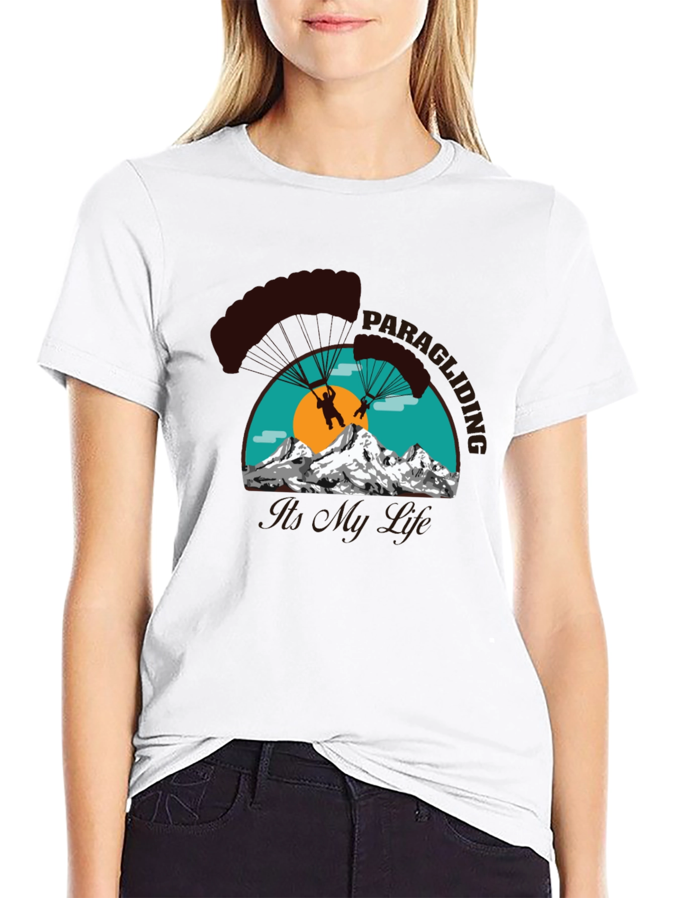 Paragliding Is My Life Graphic Tee
