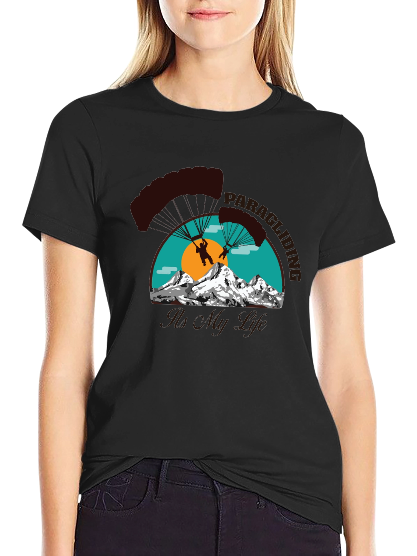 Paragliding Is My Life Graphic Tee