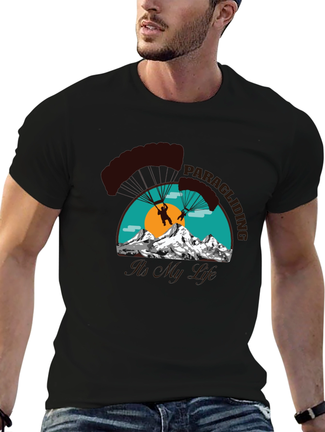 Paragliding Is My Life Graphic Tee