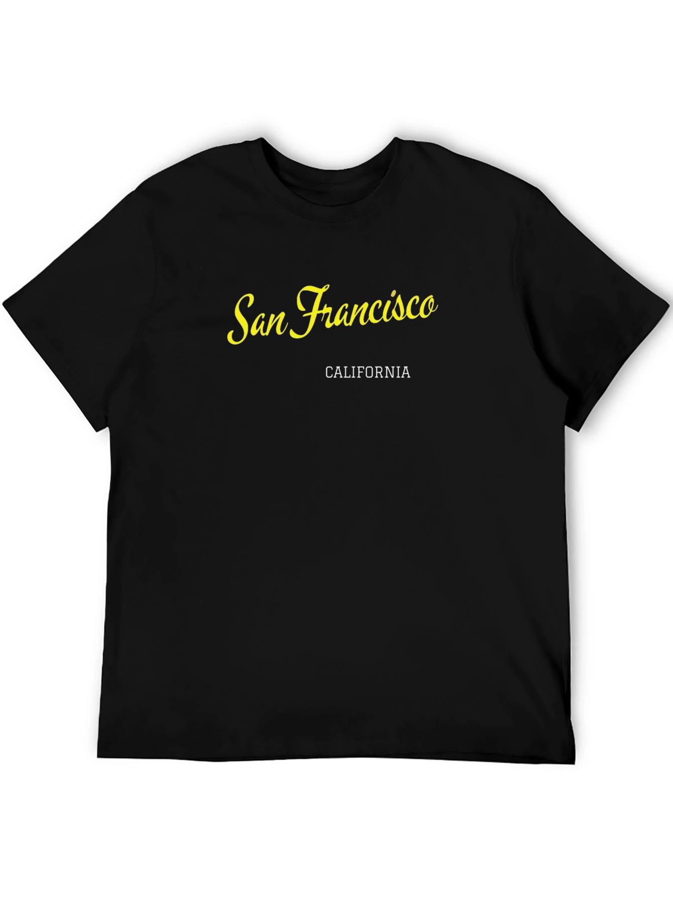 San Francisco California Black T-Shirt