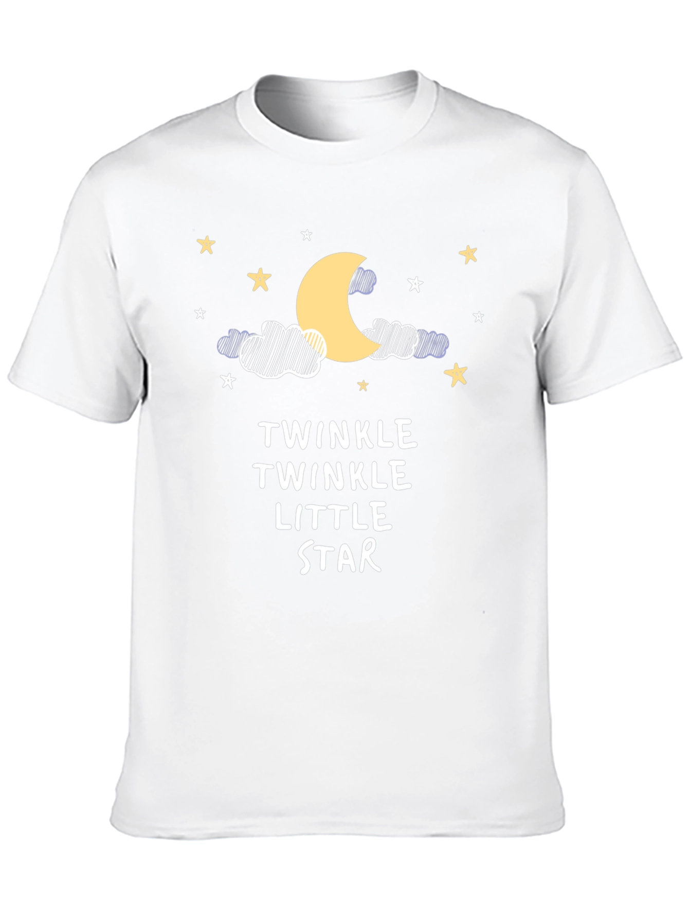 Twinkle Star Graphic Tee - Black Cotton T-Shirt