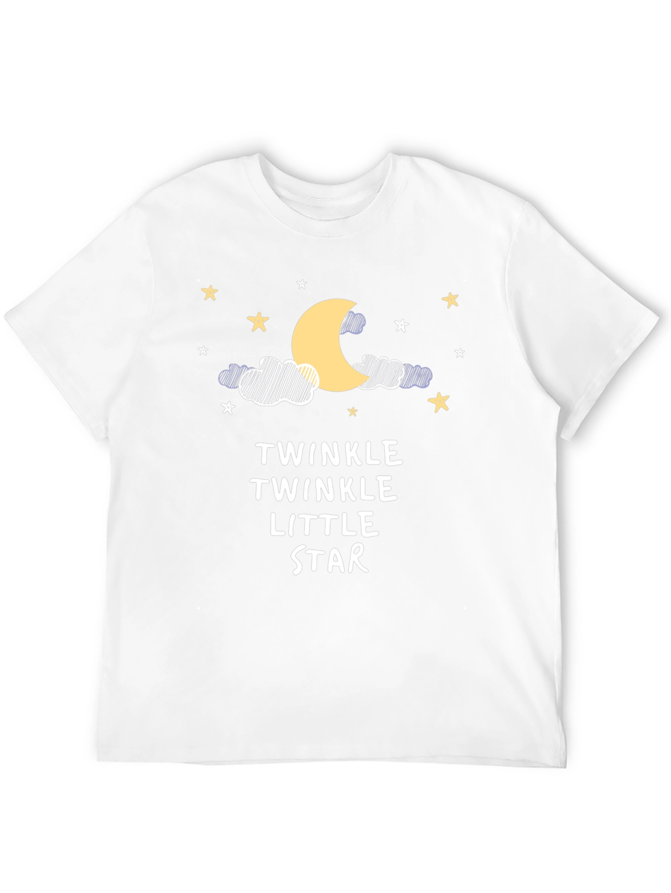 Twinkle Star Graphic Tee - Black Cotton T-Shirt