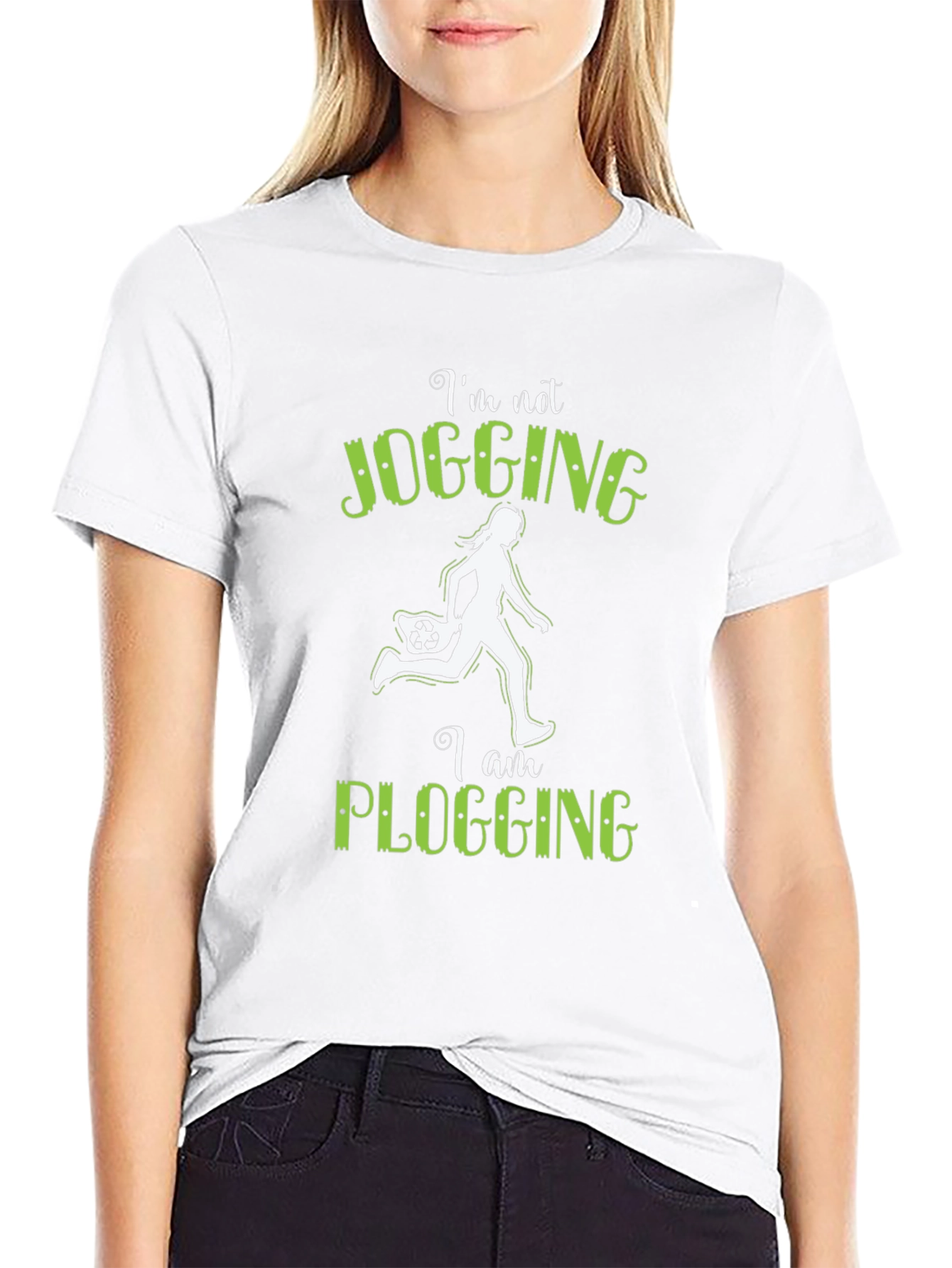 Plogging T-Shirt - Eco-Friendly Running Top