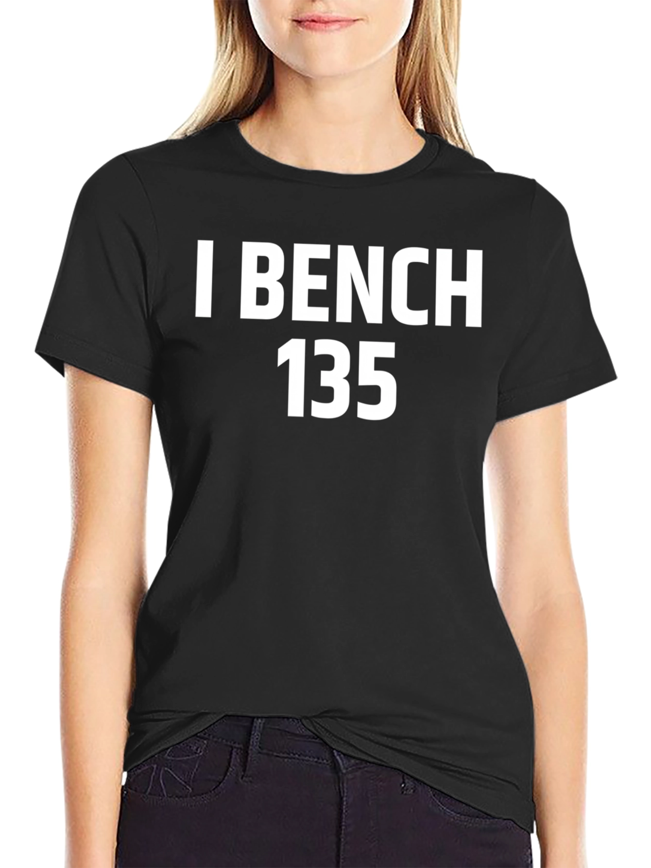 I Bench 135 T-Shirt - Gym & Fitness Apparel