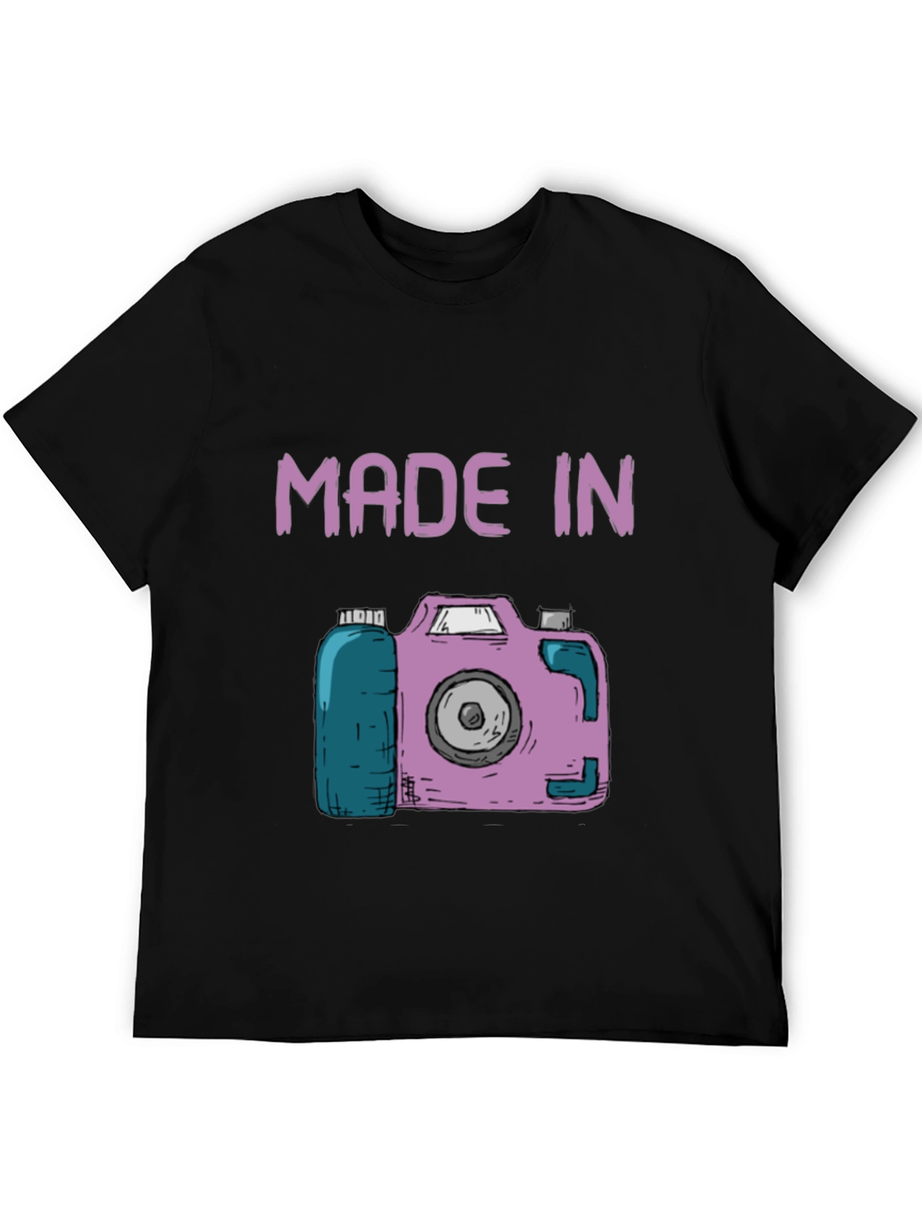 Made In Camera Graphic Tee - Black