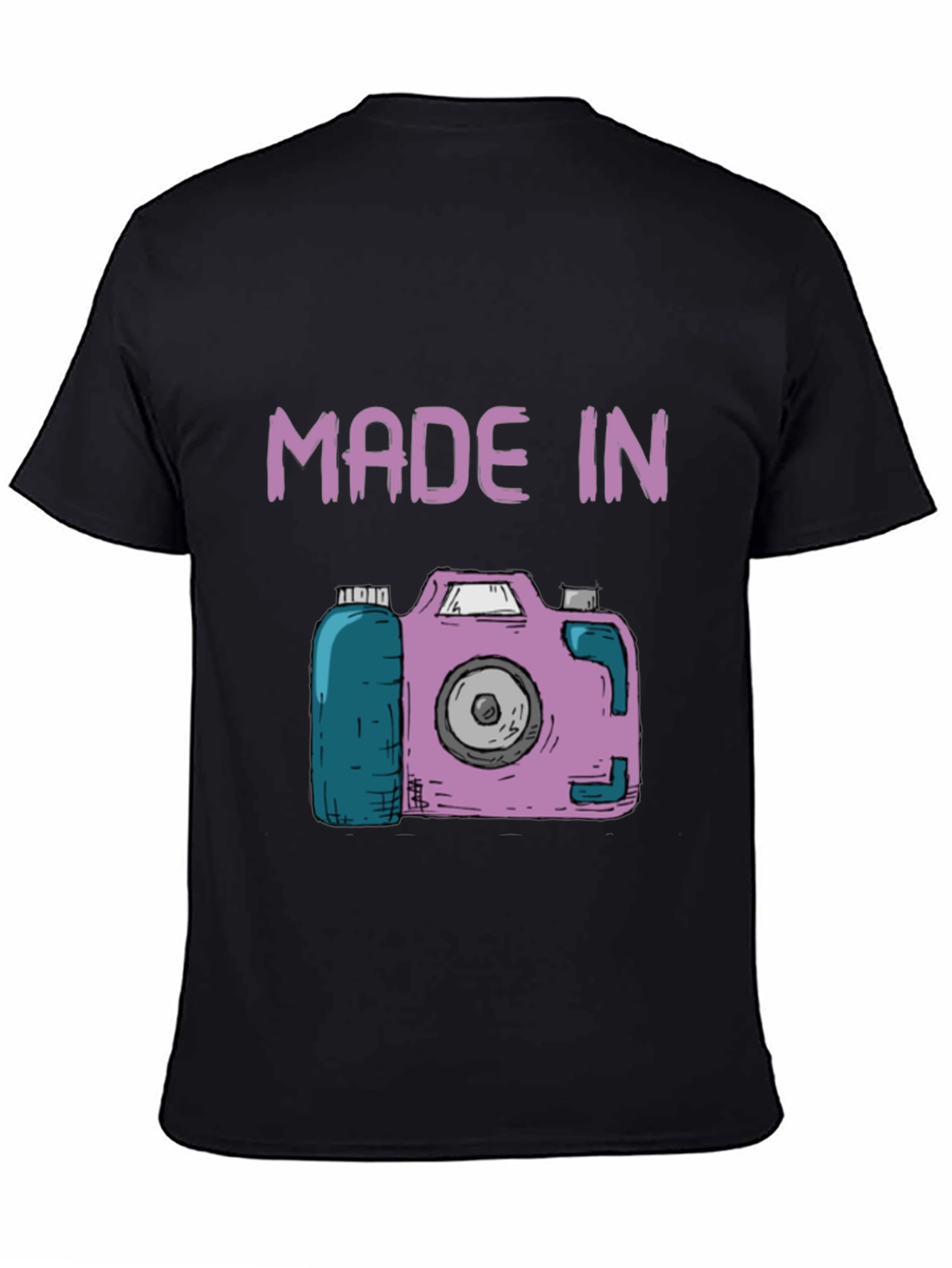 Made In Camera Graphic Tee - Black