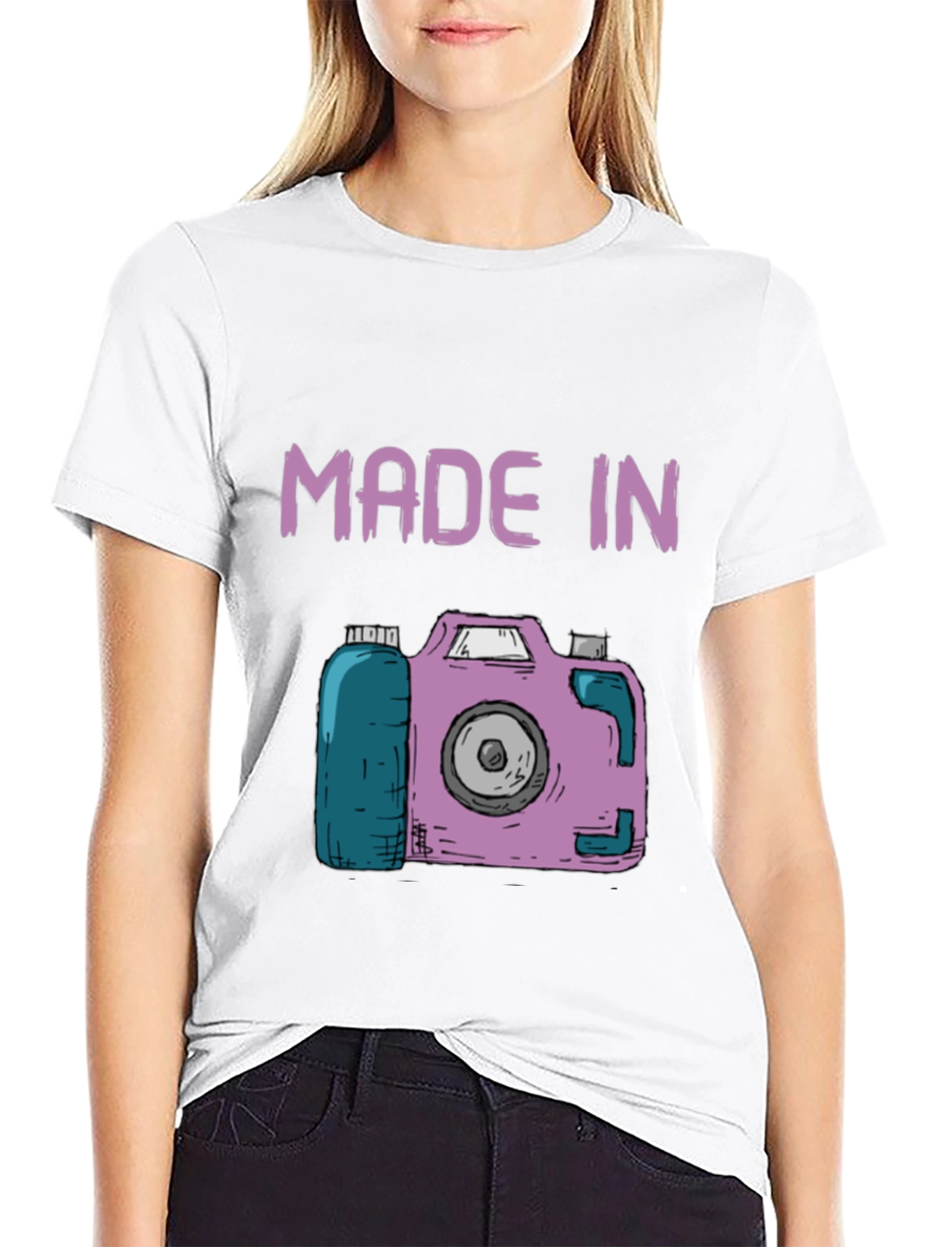 Made In Camera Graphic Tee - Black