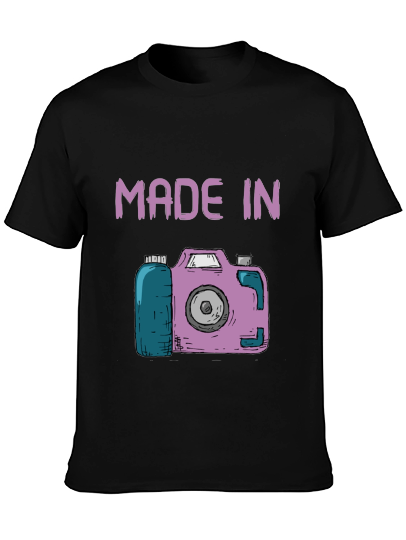 Made In Camera Graphic Tee - Black