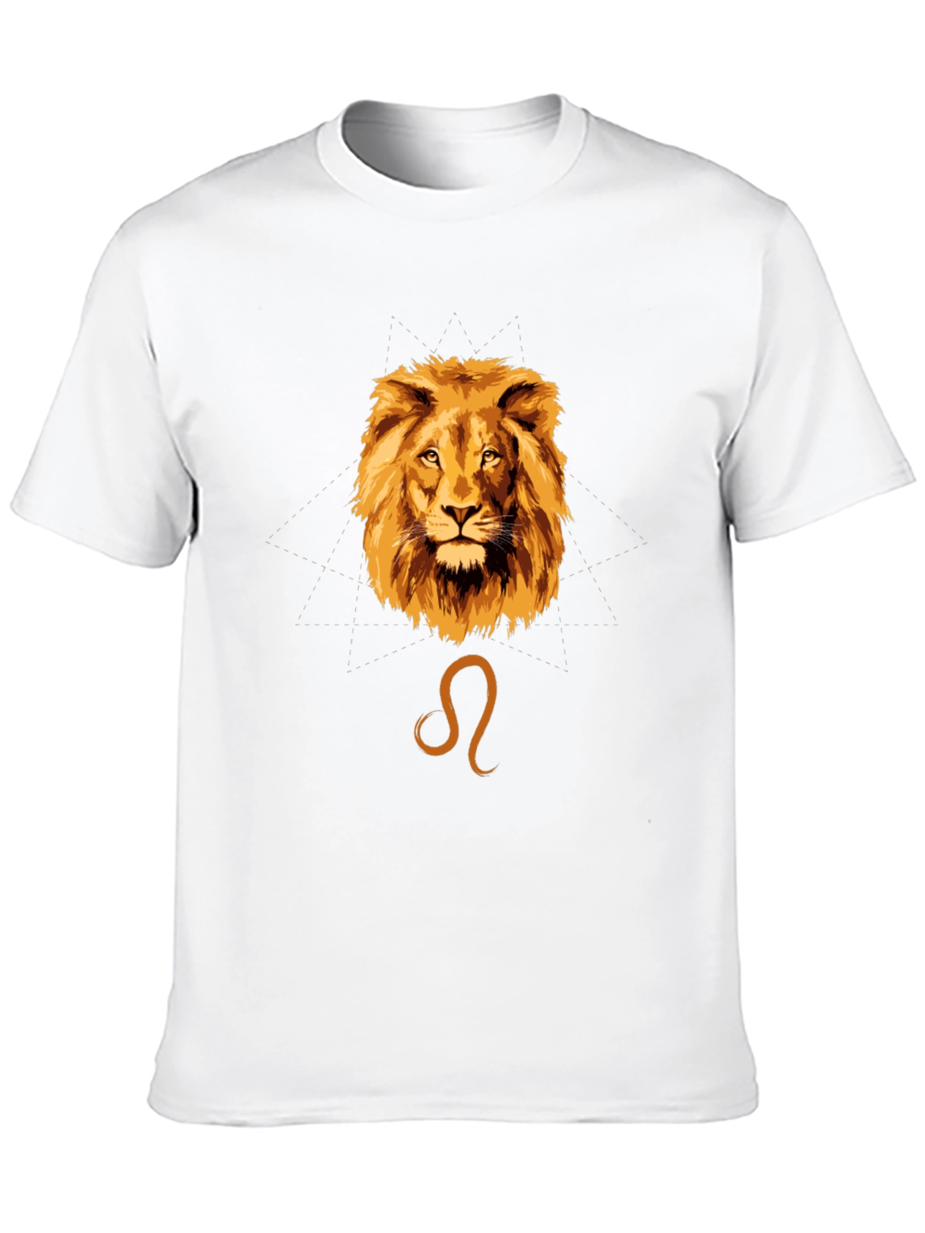 Leo Zodiac Graphic Tee - Black Cotton T-Shirt